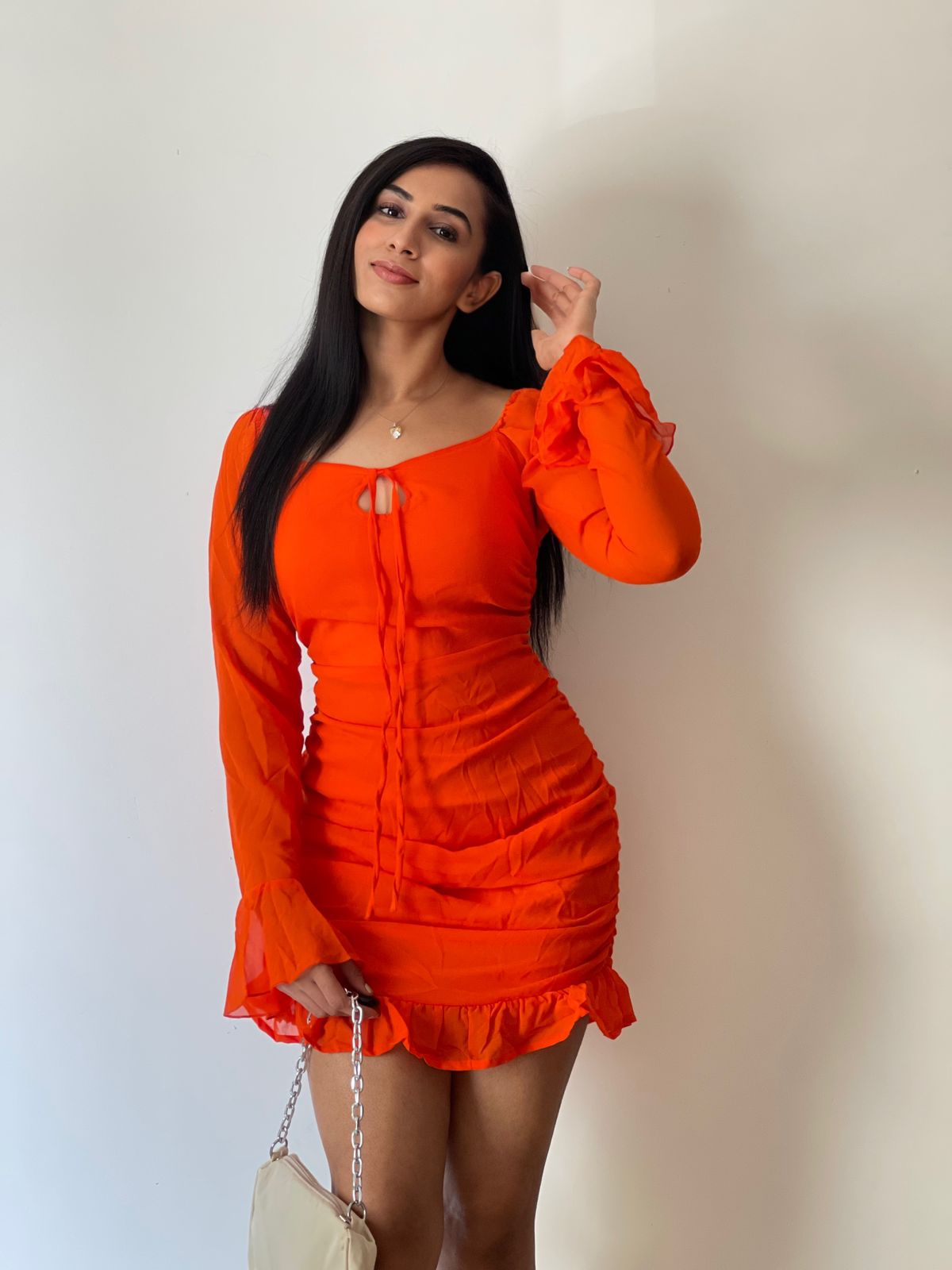 Gemstone orange dress - Emprall