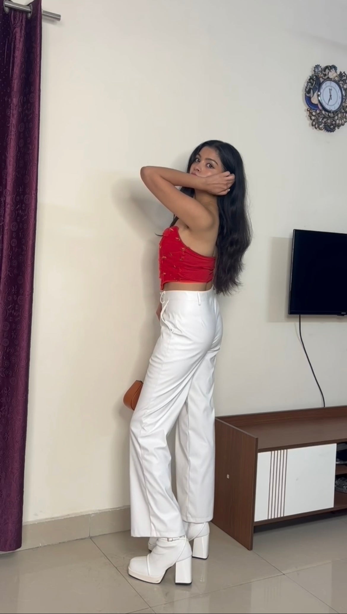 Bronx PU pants White - Emprall