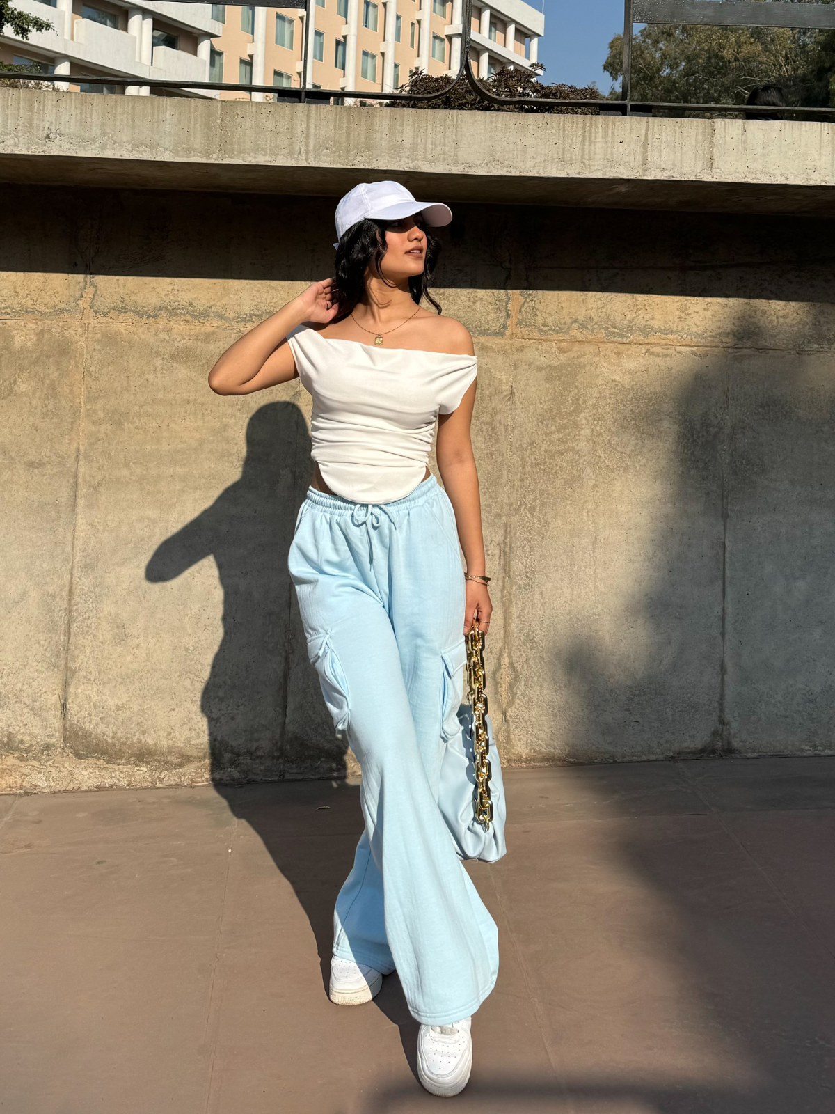 Amelia Blue cargo pants - Emprall