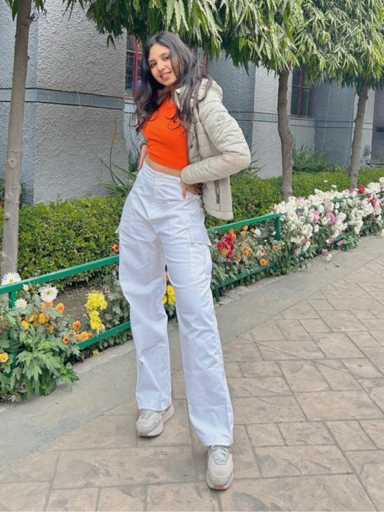 Athena White cargo pants - Emprall