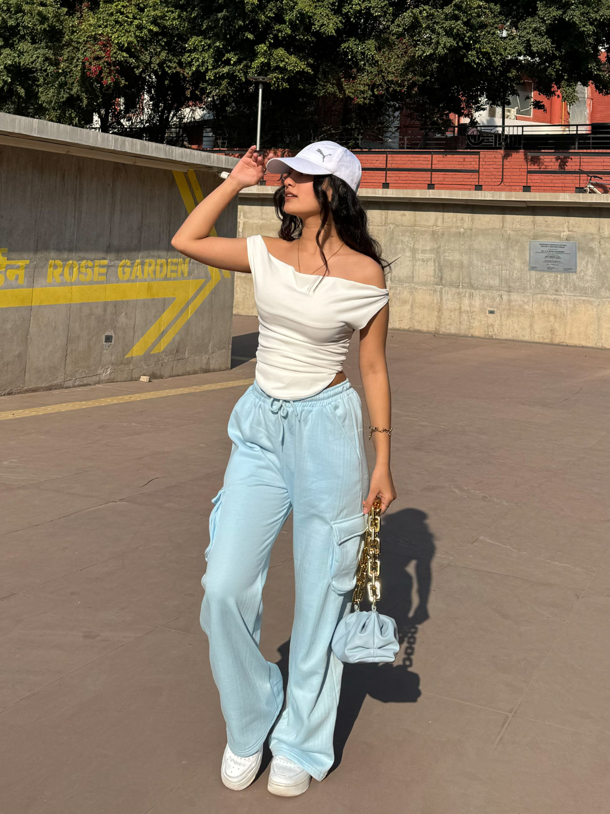 Amelia Blue cargo pants - Emprall