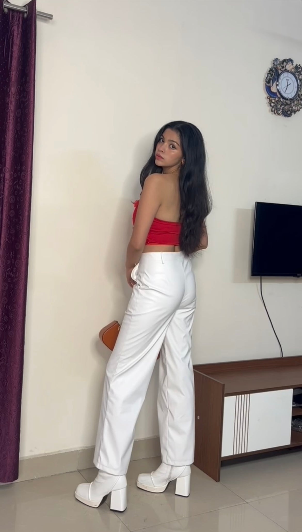 Bronx PU pants White - Emprall