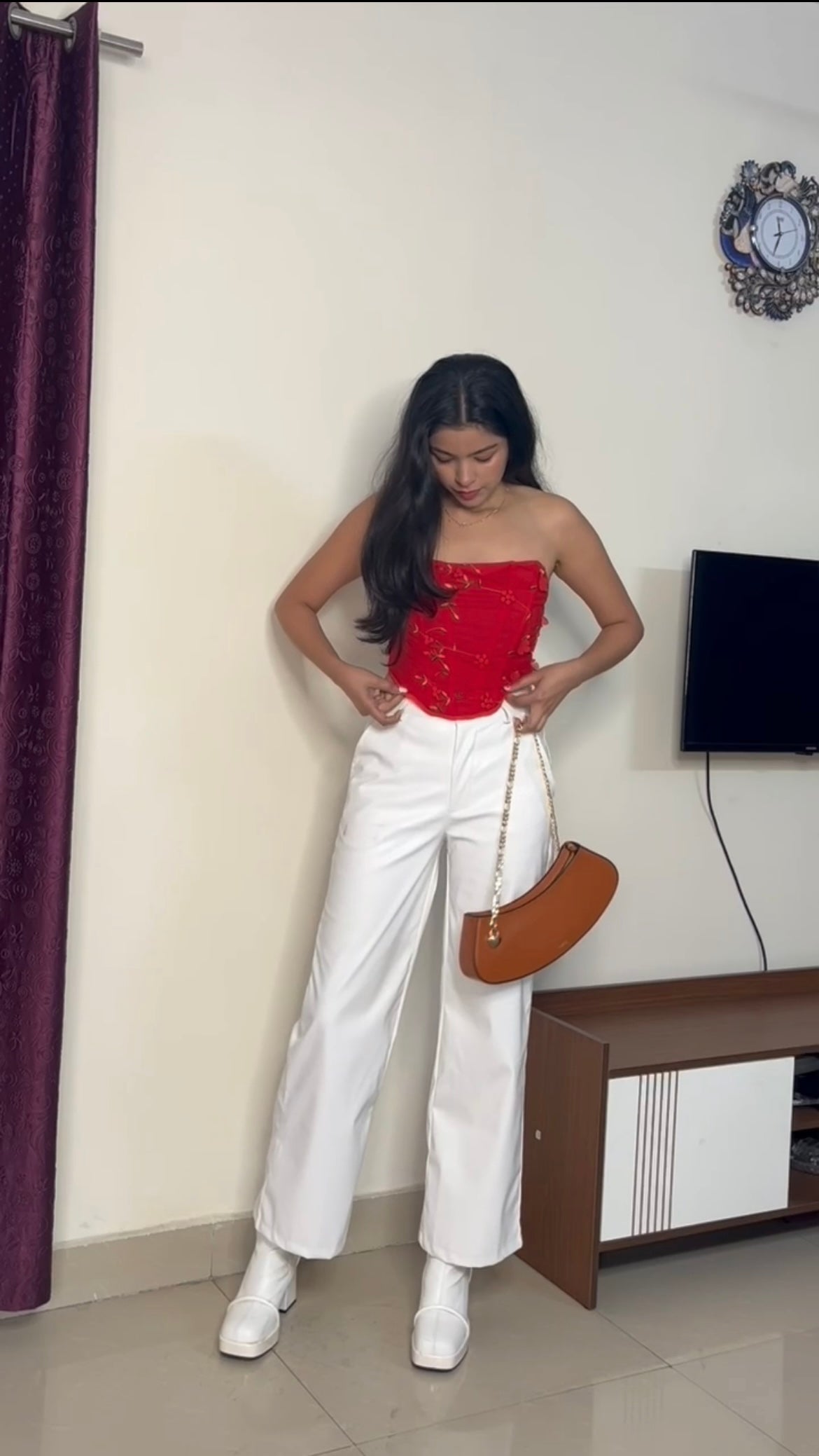 Bronx PU pants White - Emprall