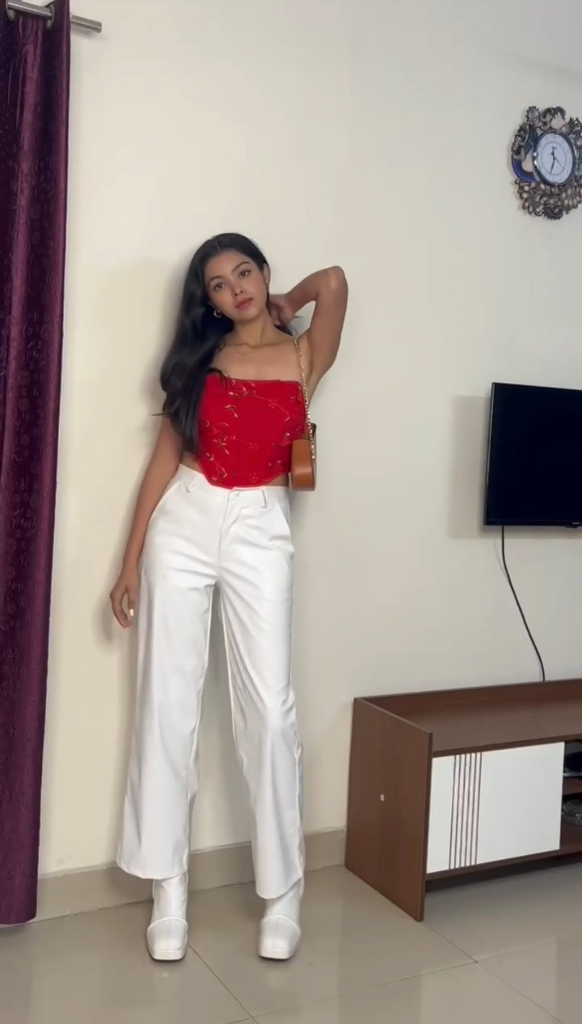 Bronx PU pants White - Emprall