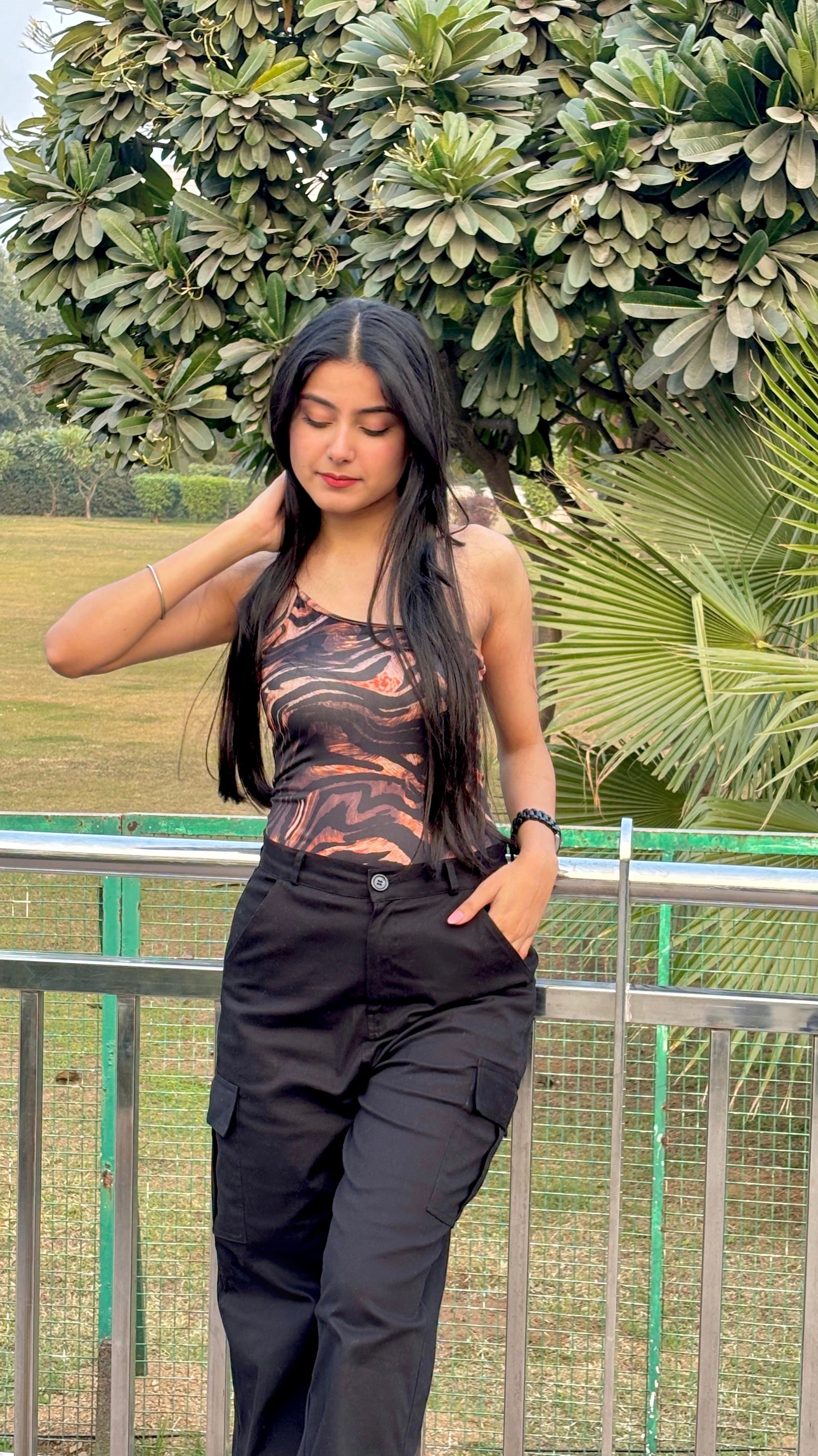 Athena black cargo pants - Emprall