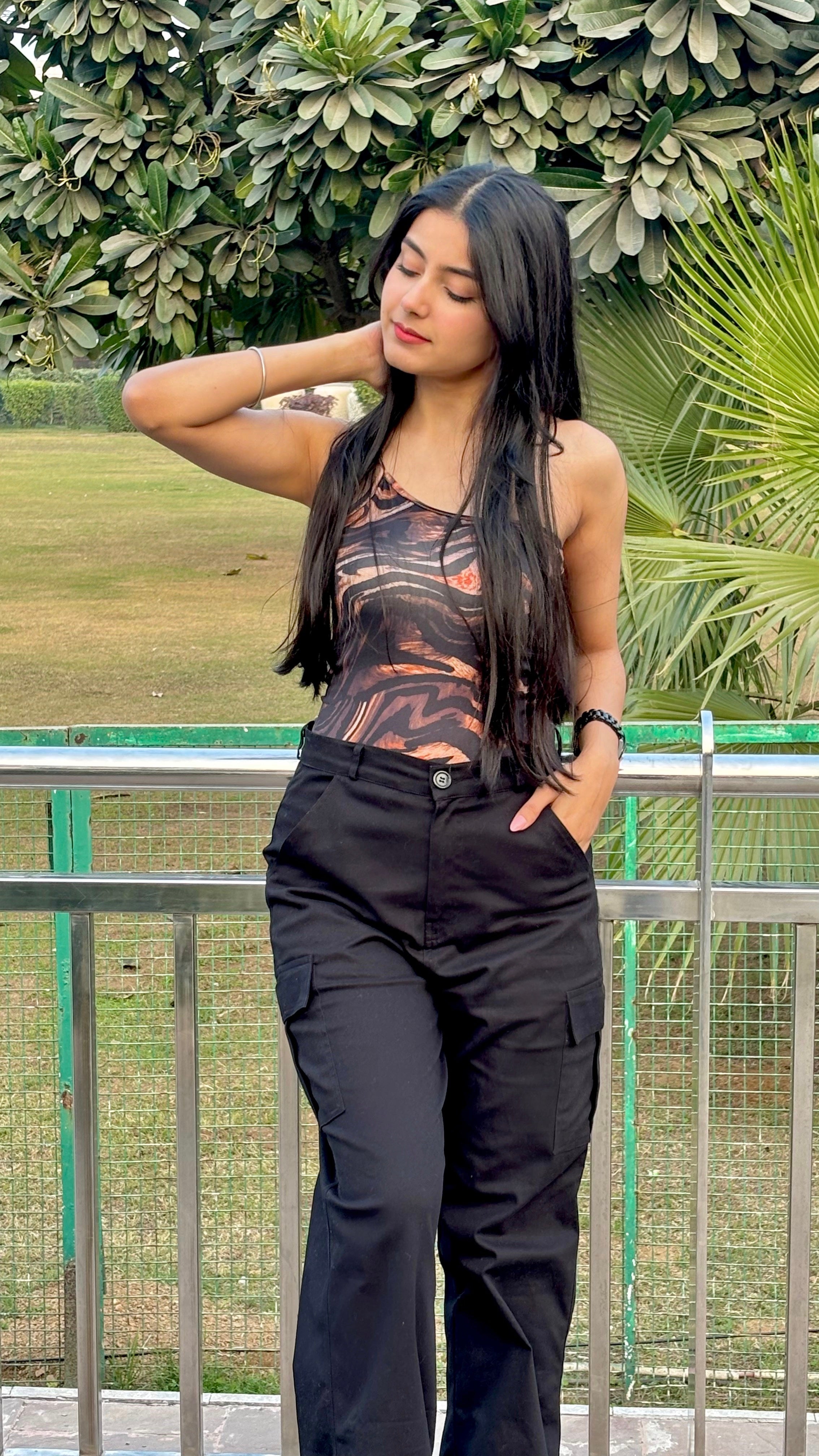 Athena black cargo pants - Emprall