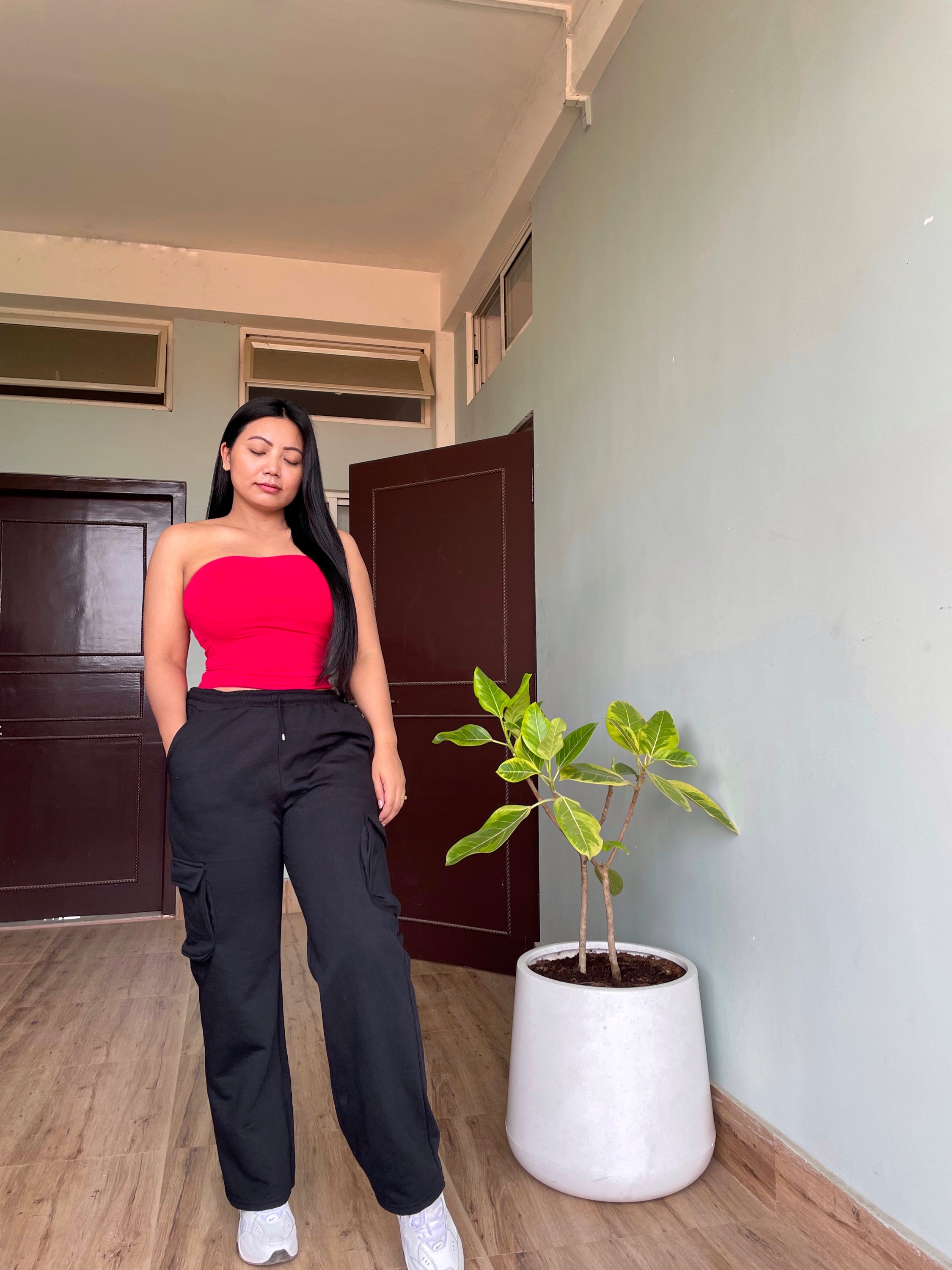 Amelia Black cargo pants - Emprall