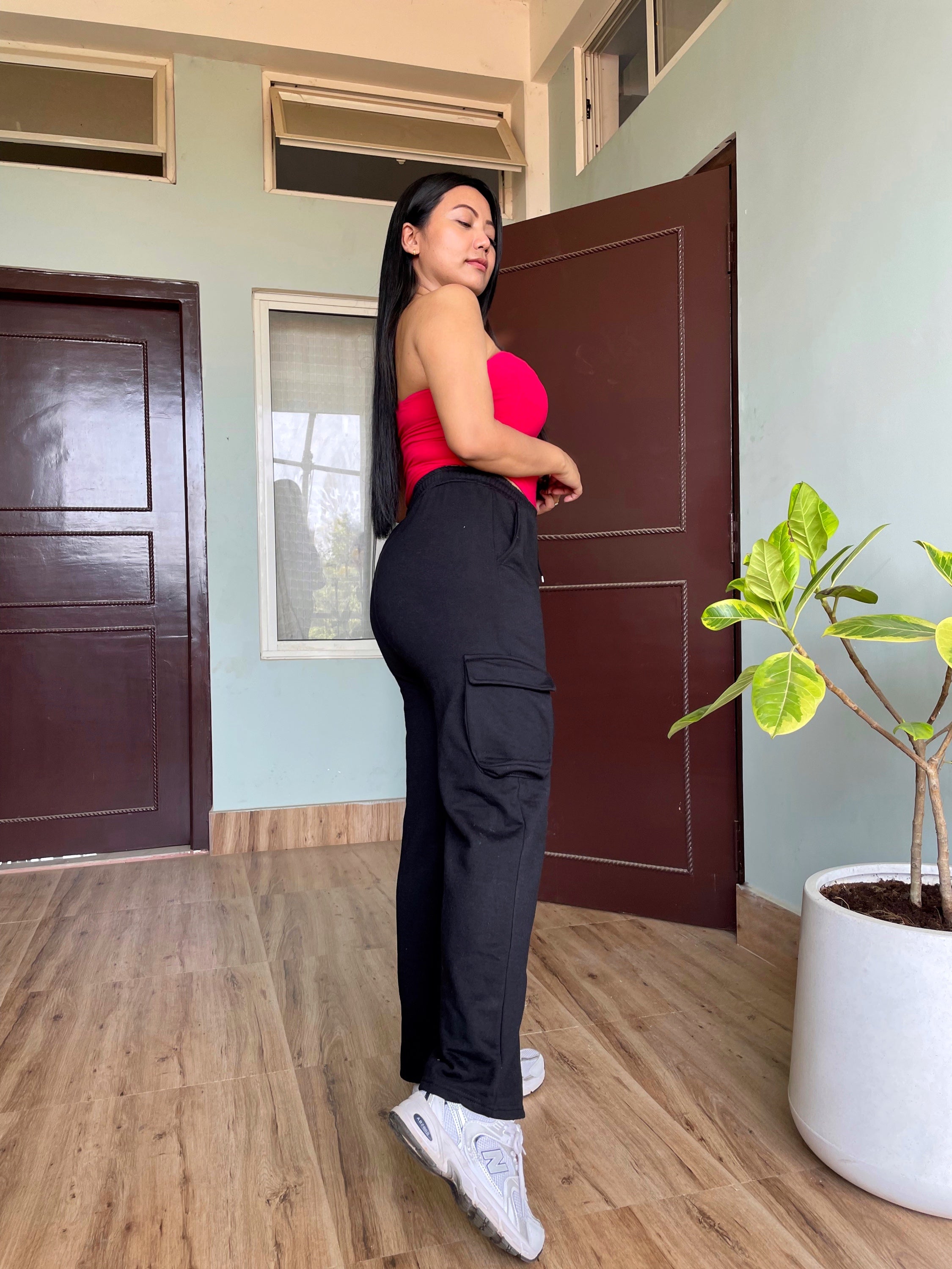 Amelia Black cargo pants - Emprall