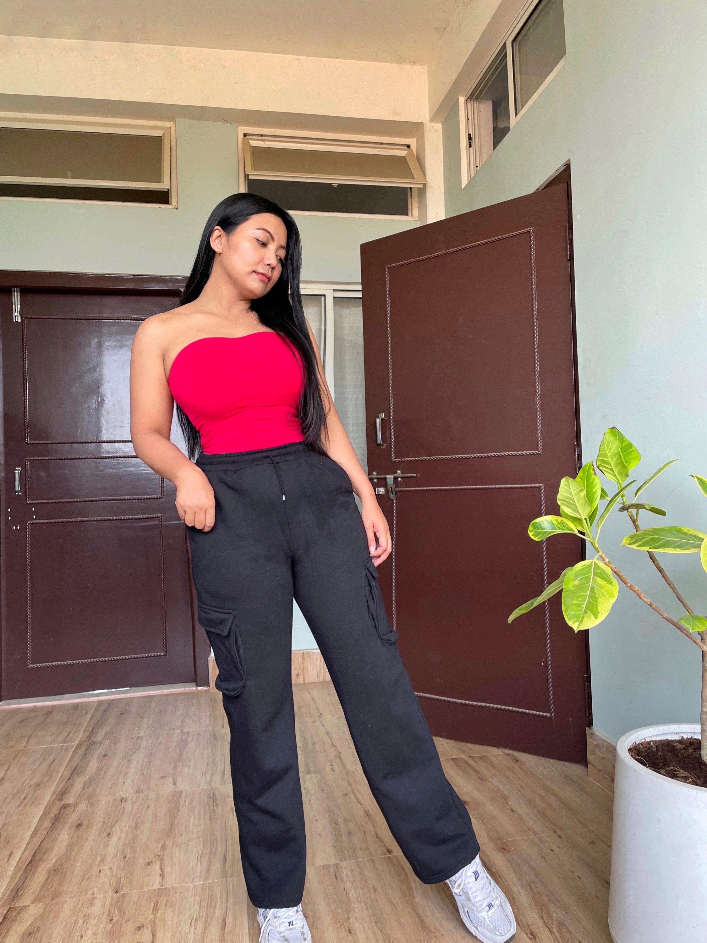 Amelia Black cargo pants - Emprall