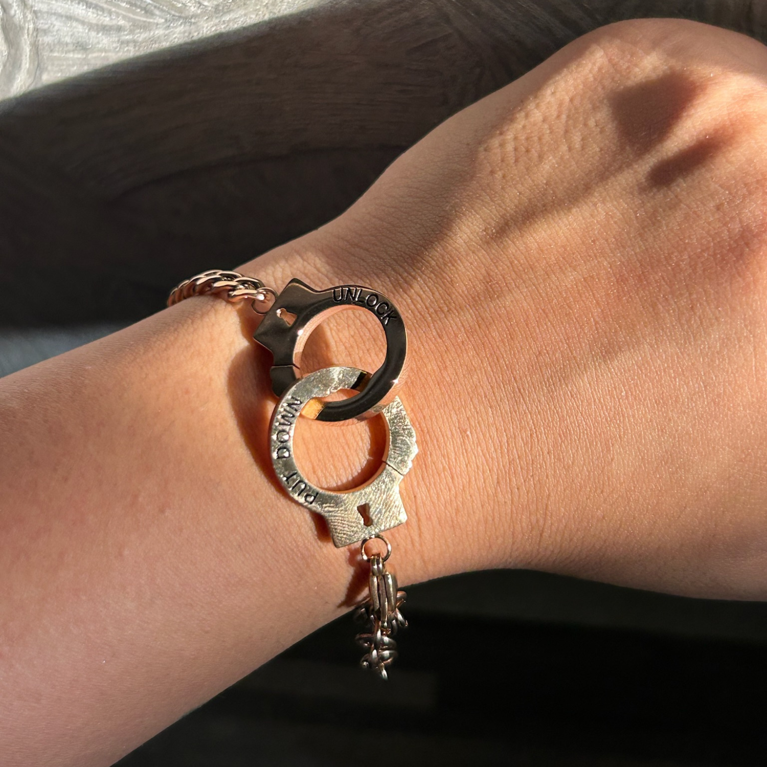 Tie me up handcuff bracelet