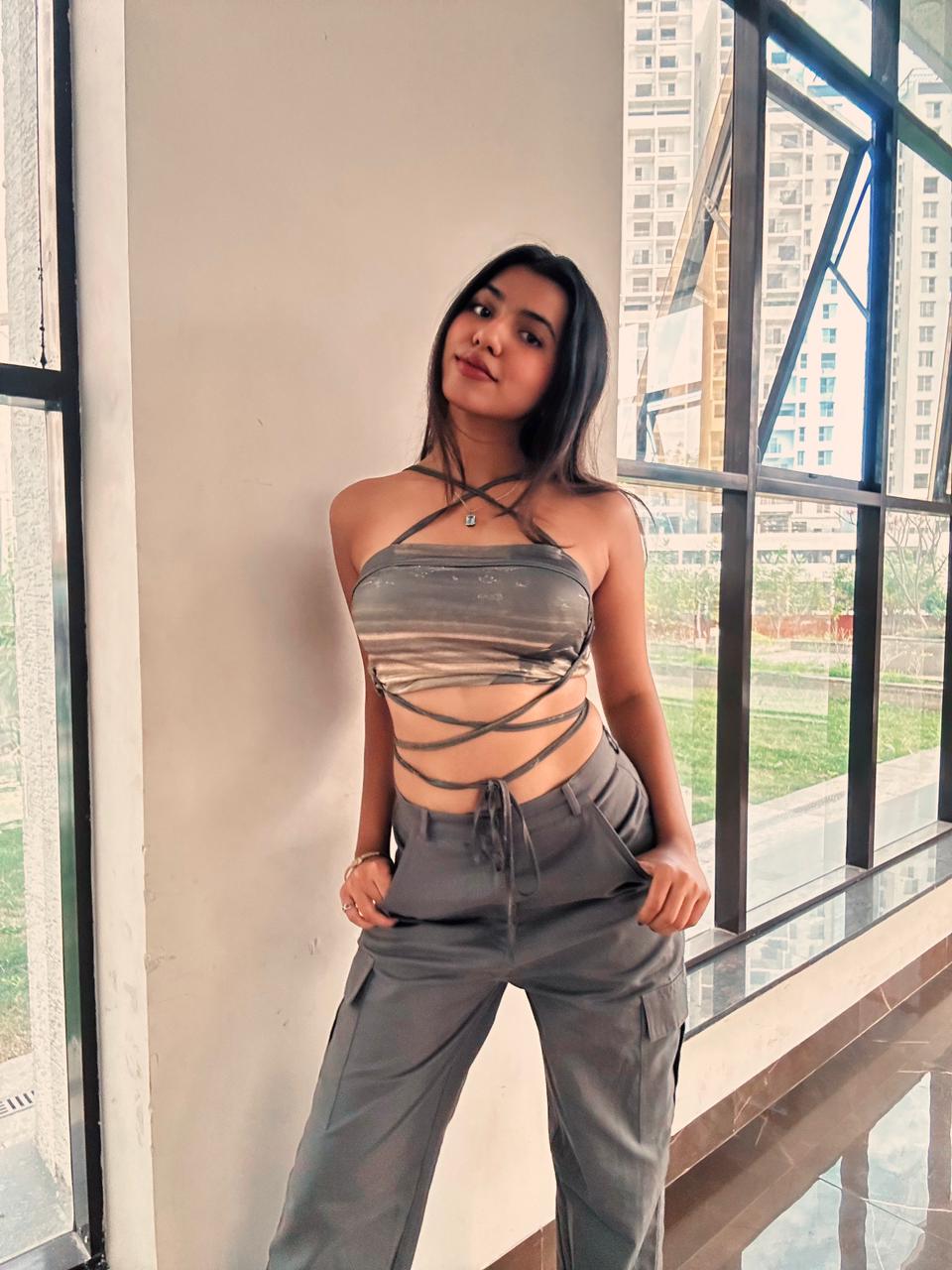 Athena Grey cargo pants - Emprall