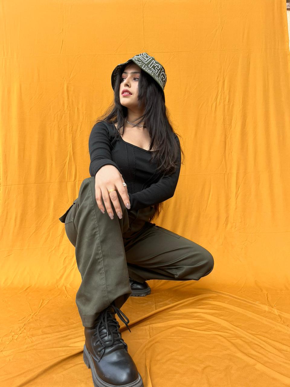 Athena Khakhi green cargo pants - Emprall