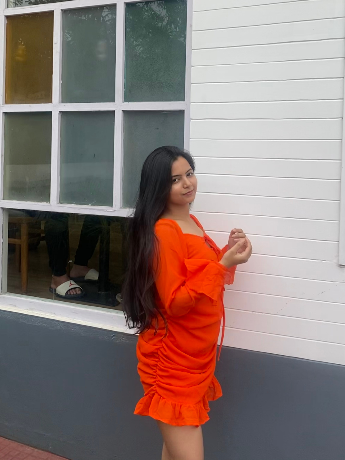 Gemstone orange dress - Emprall