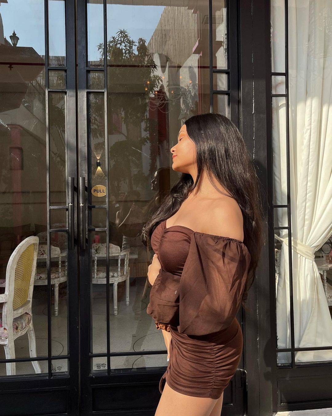 Jazlin brown dress - Emprall