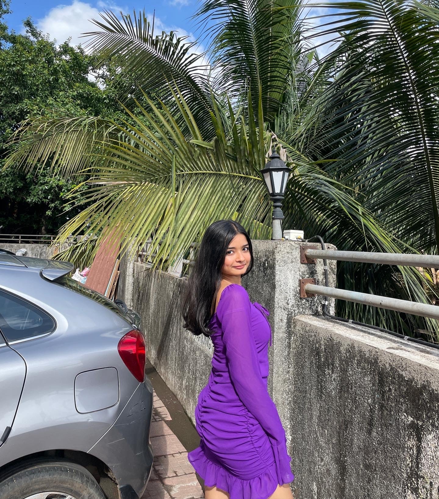 Gemstone purple dress - Emprall