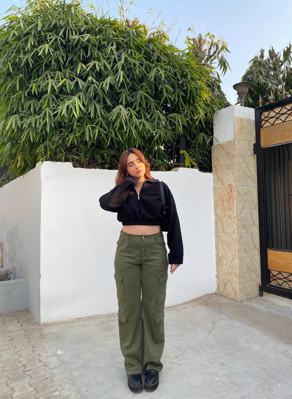 Black polar fleece Oversized jacket - Emprall