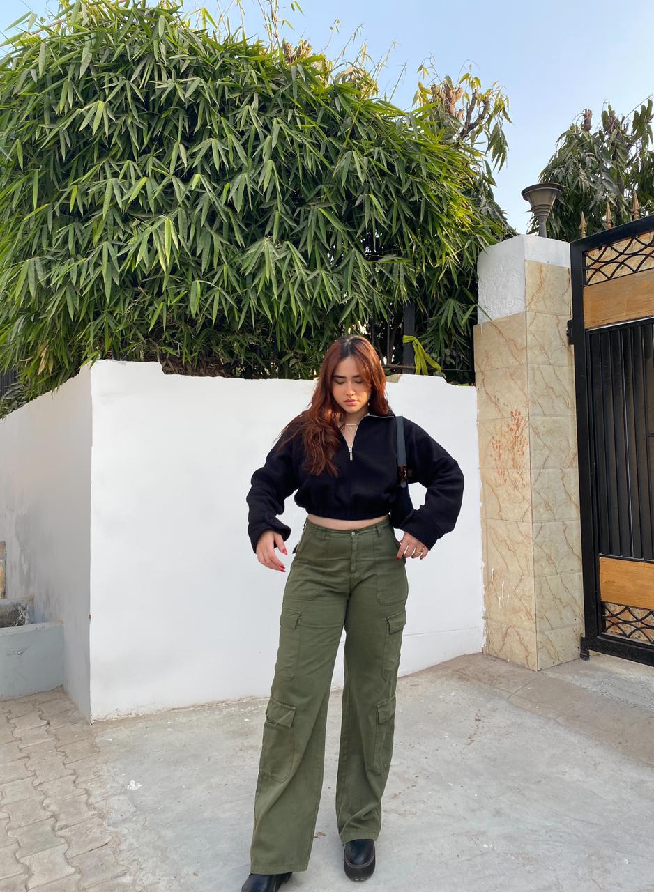 Black polar fleece Oversized jacket - Emprall