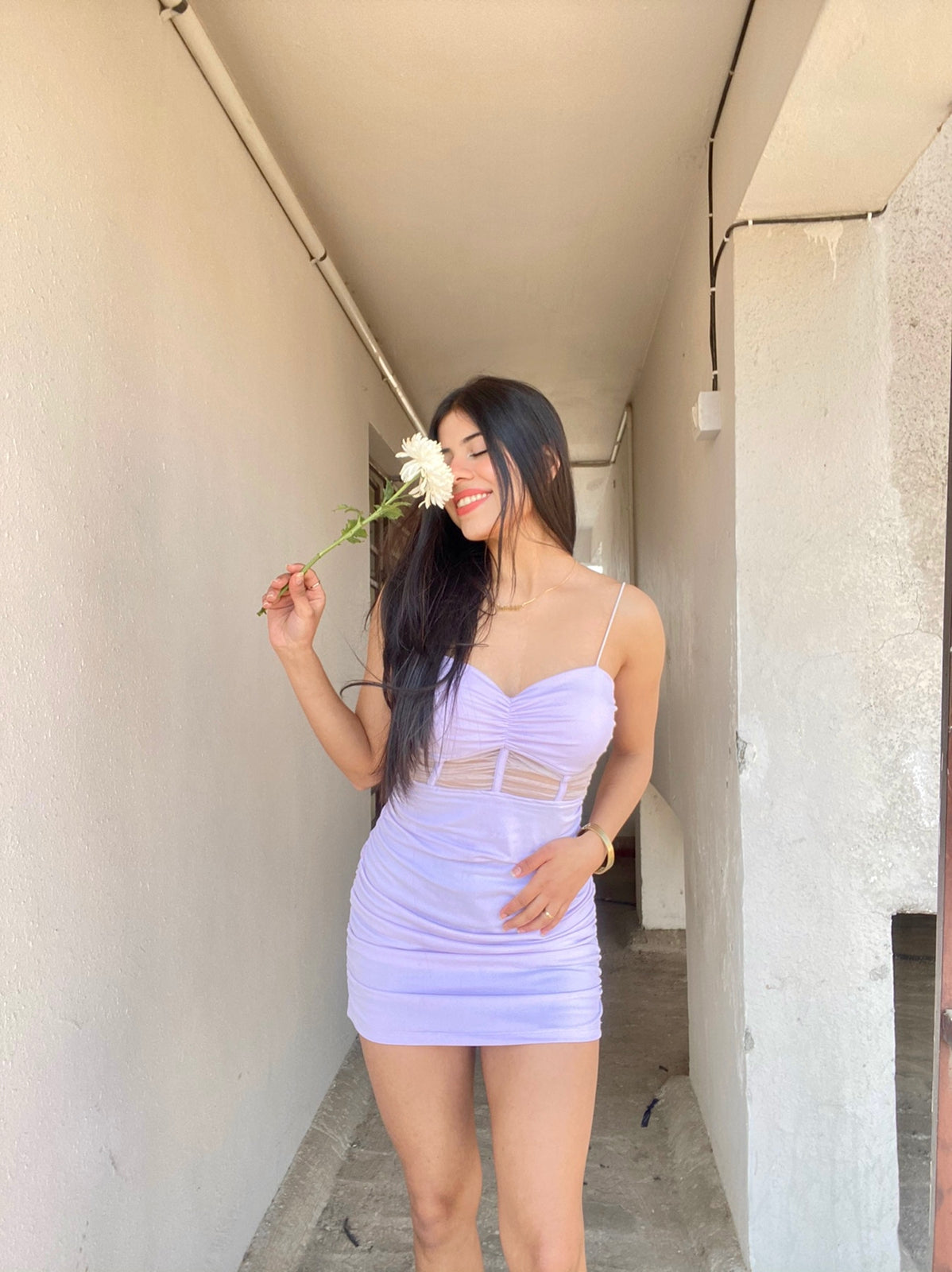 Lexy lilac dress - Emprall 