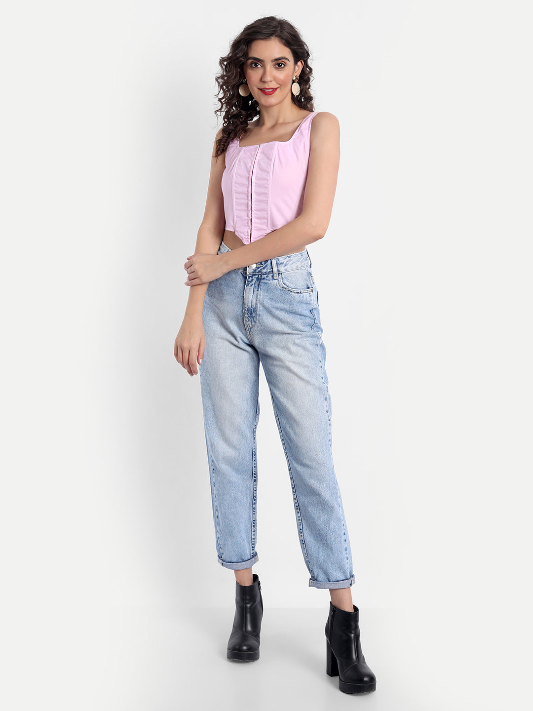 Shea Pink corset top - Emprall 