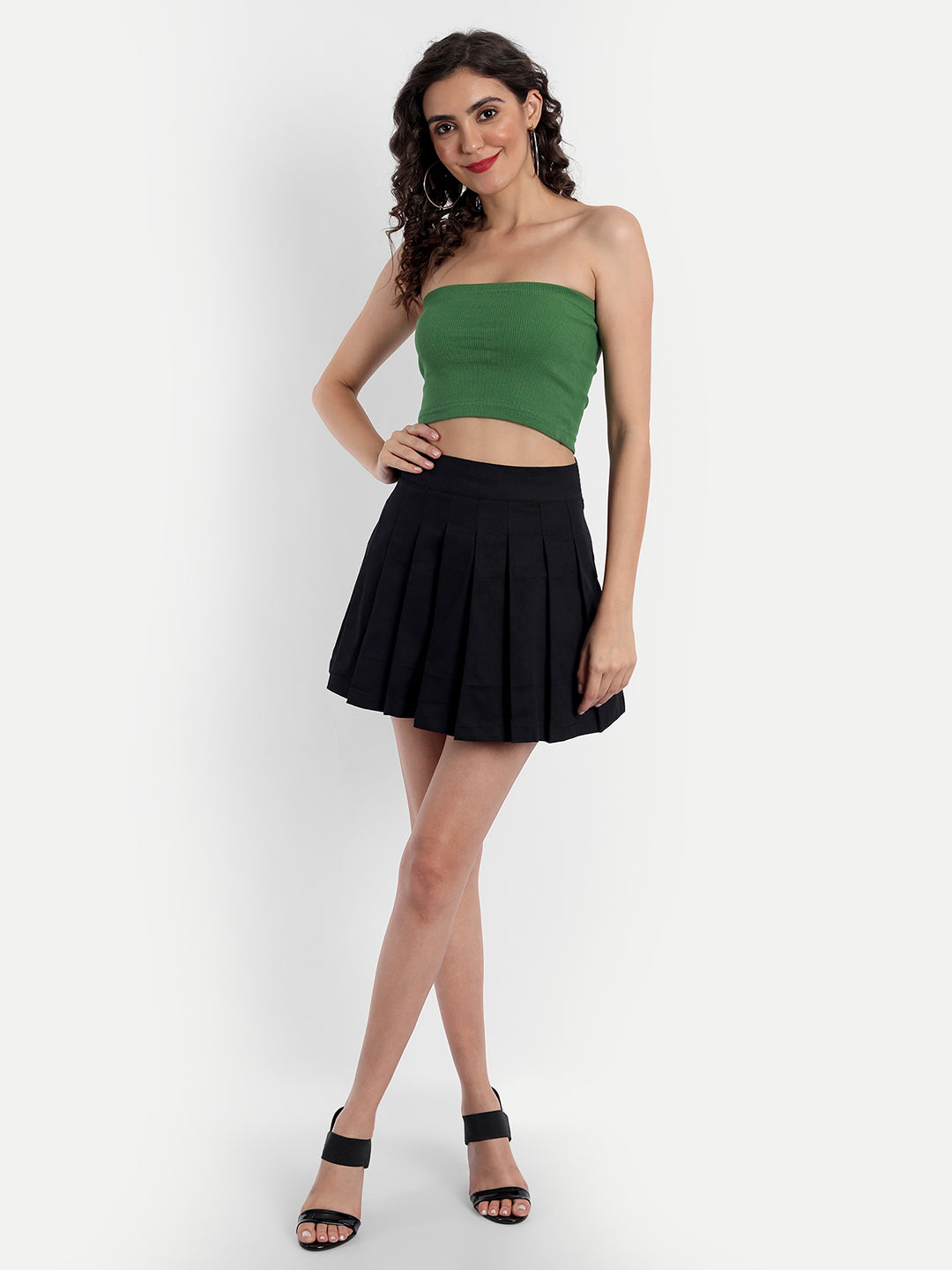 Green Staple Tube Top
