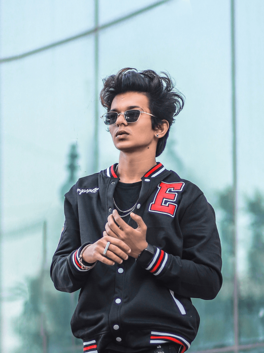 Black Varisity Jacket - Emprall