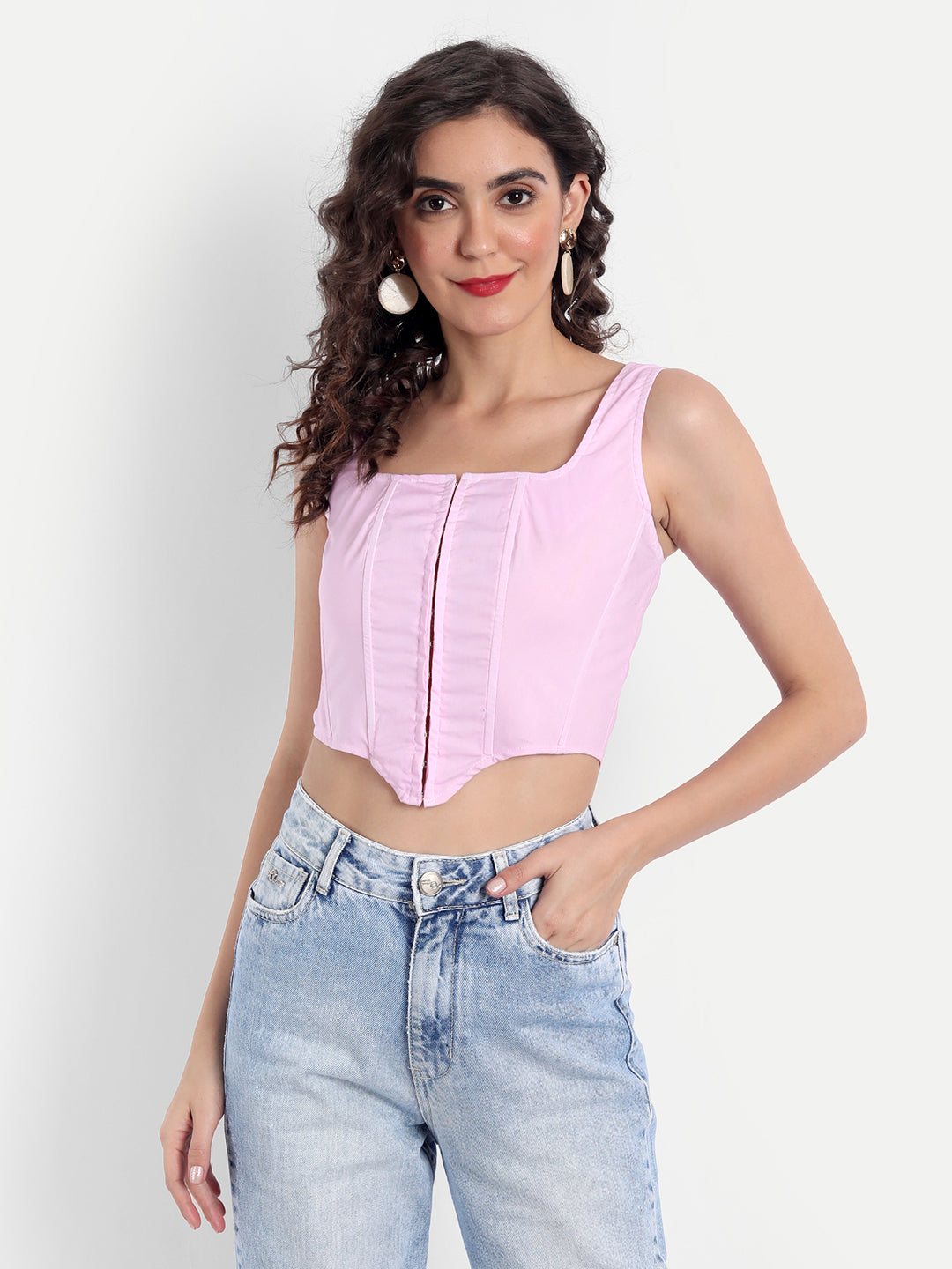 Shea Pink corset top - Emprall 