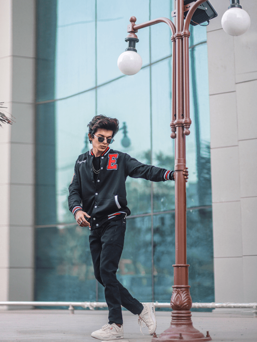 Black Varisity Jacket - Emprall
