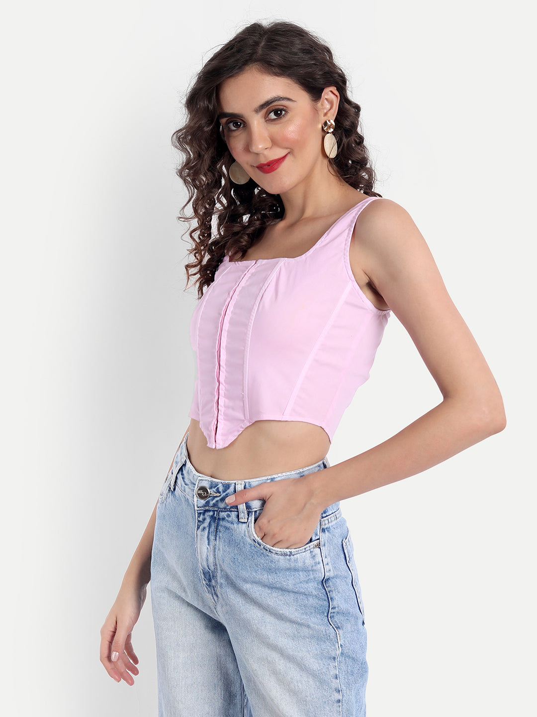 Shea Pink corset top - Emprall