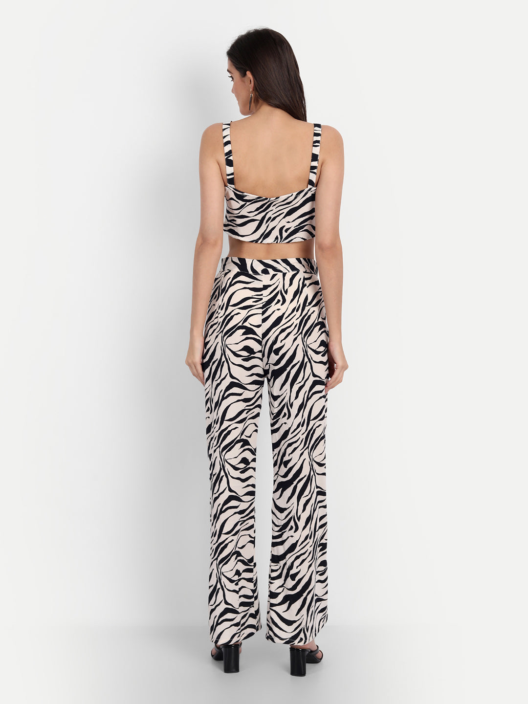 White zebra coord set - Emprall