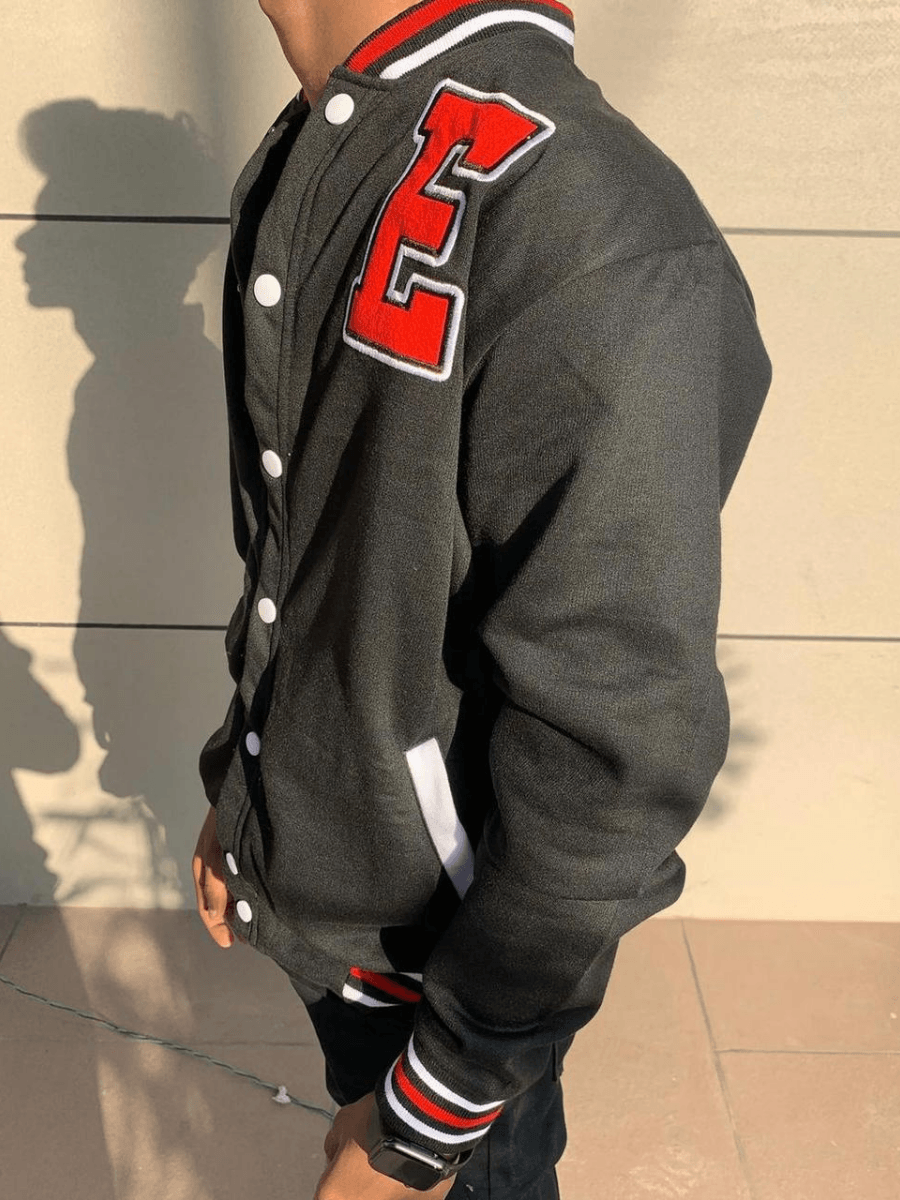 Black Varisity Jacket - Emprall
