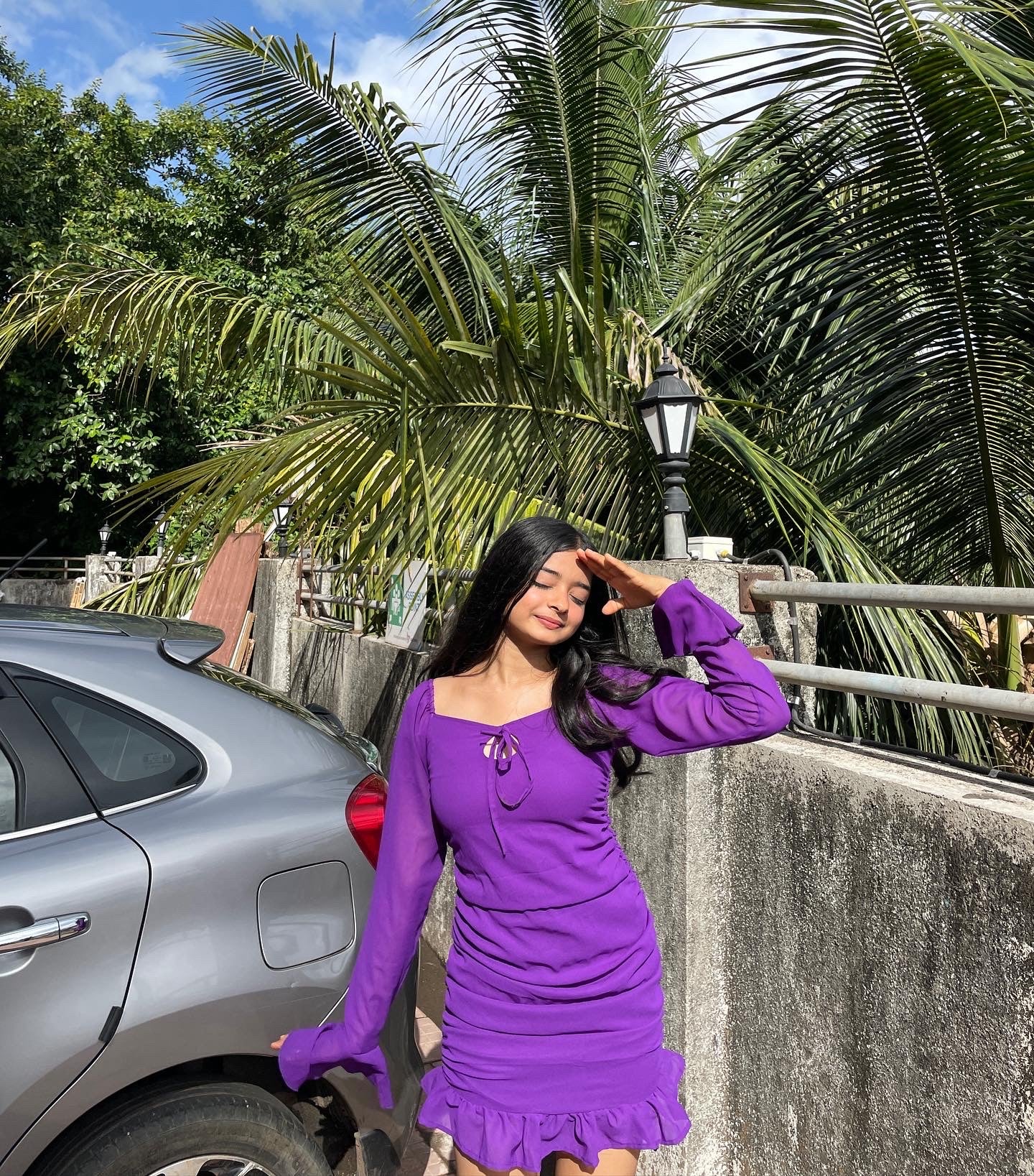 Gemstone purple dress - Emprall