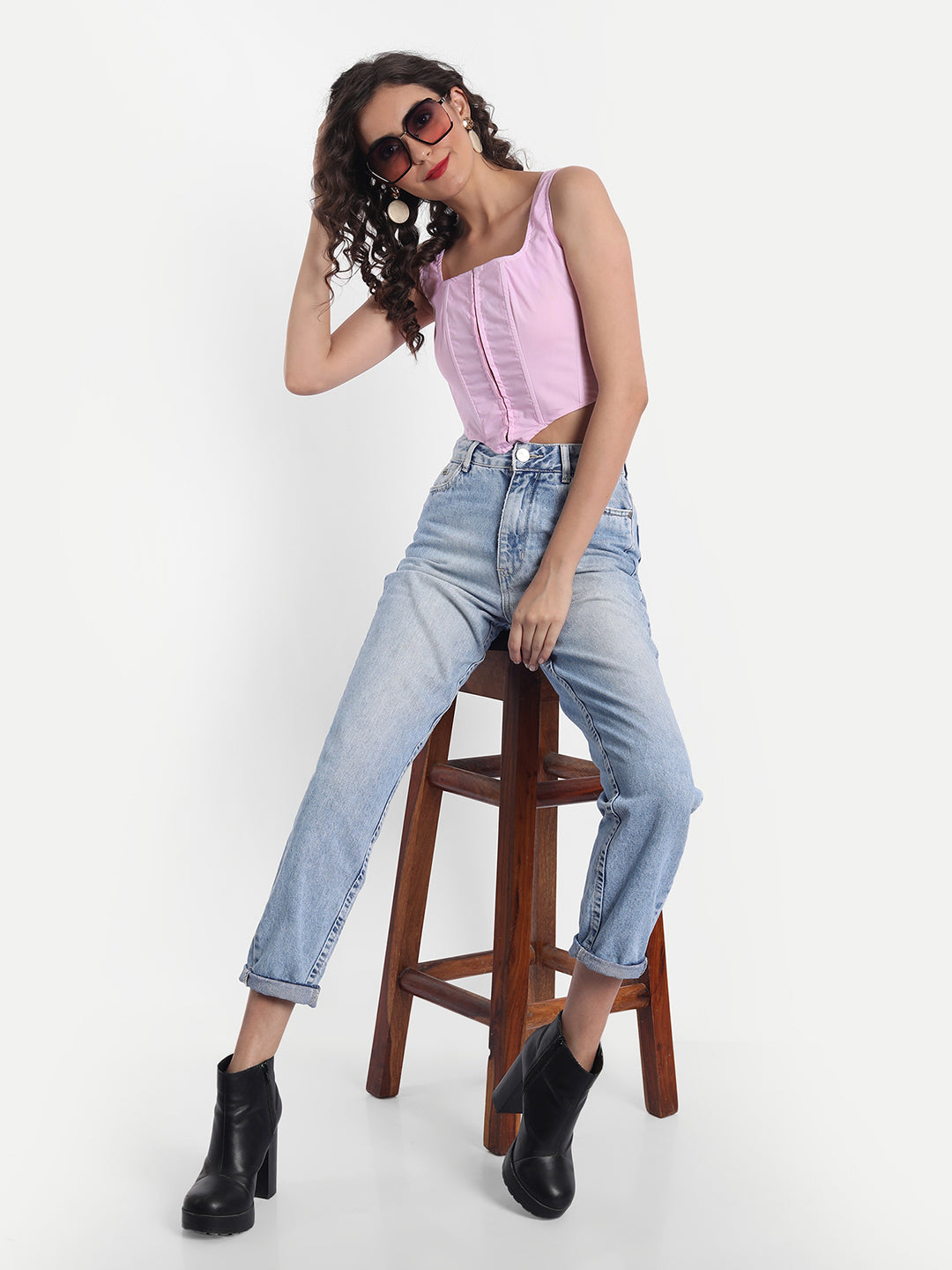 Shea Pink corset top - Emprall