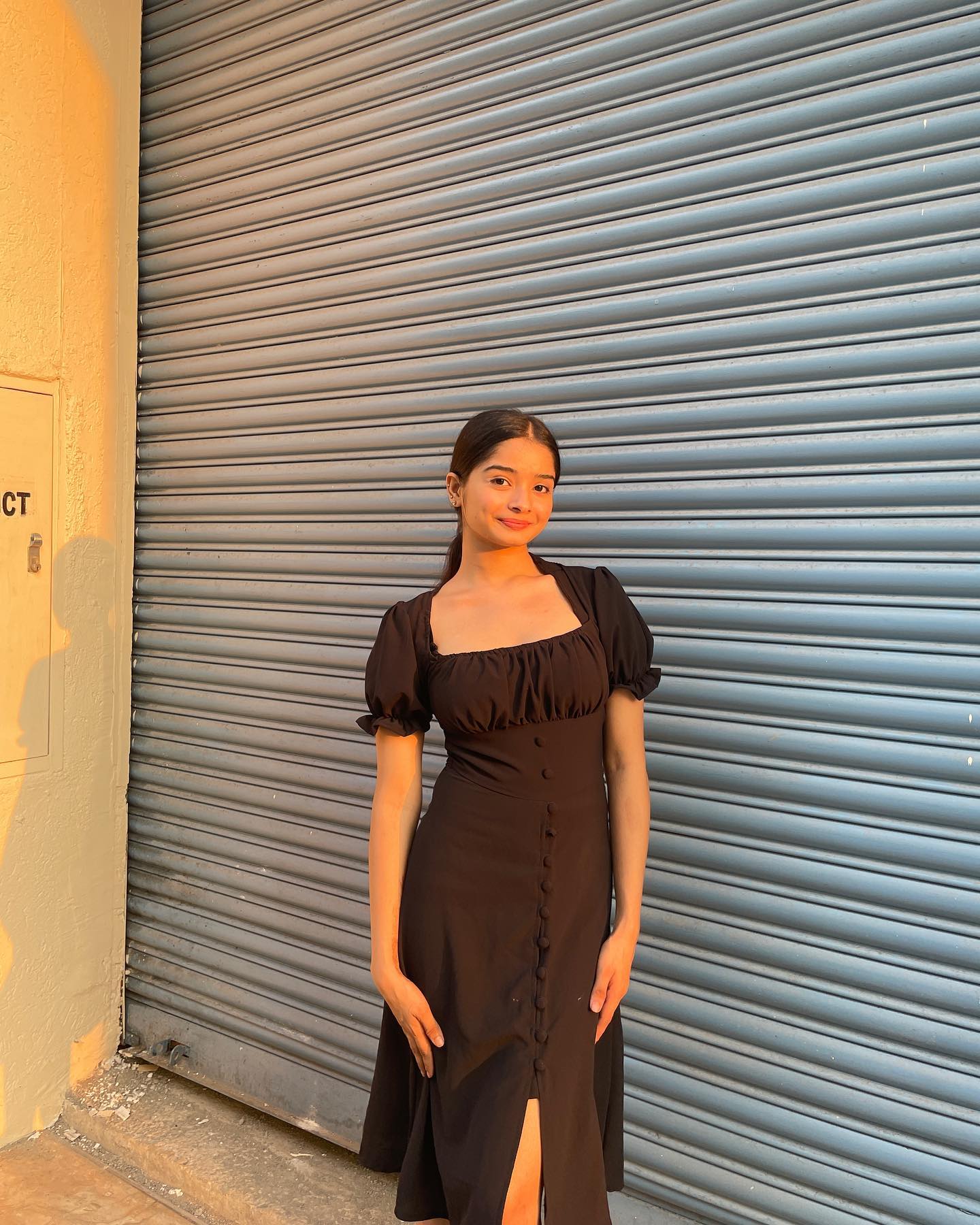 Betty midi black dress - Emprall