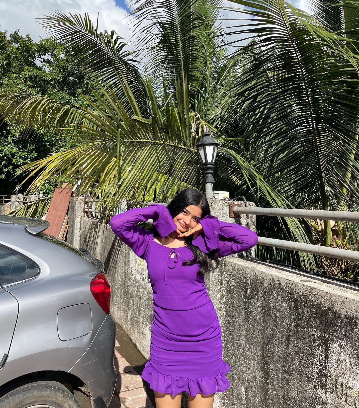 Gemstone purple dress - Emprall