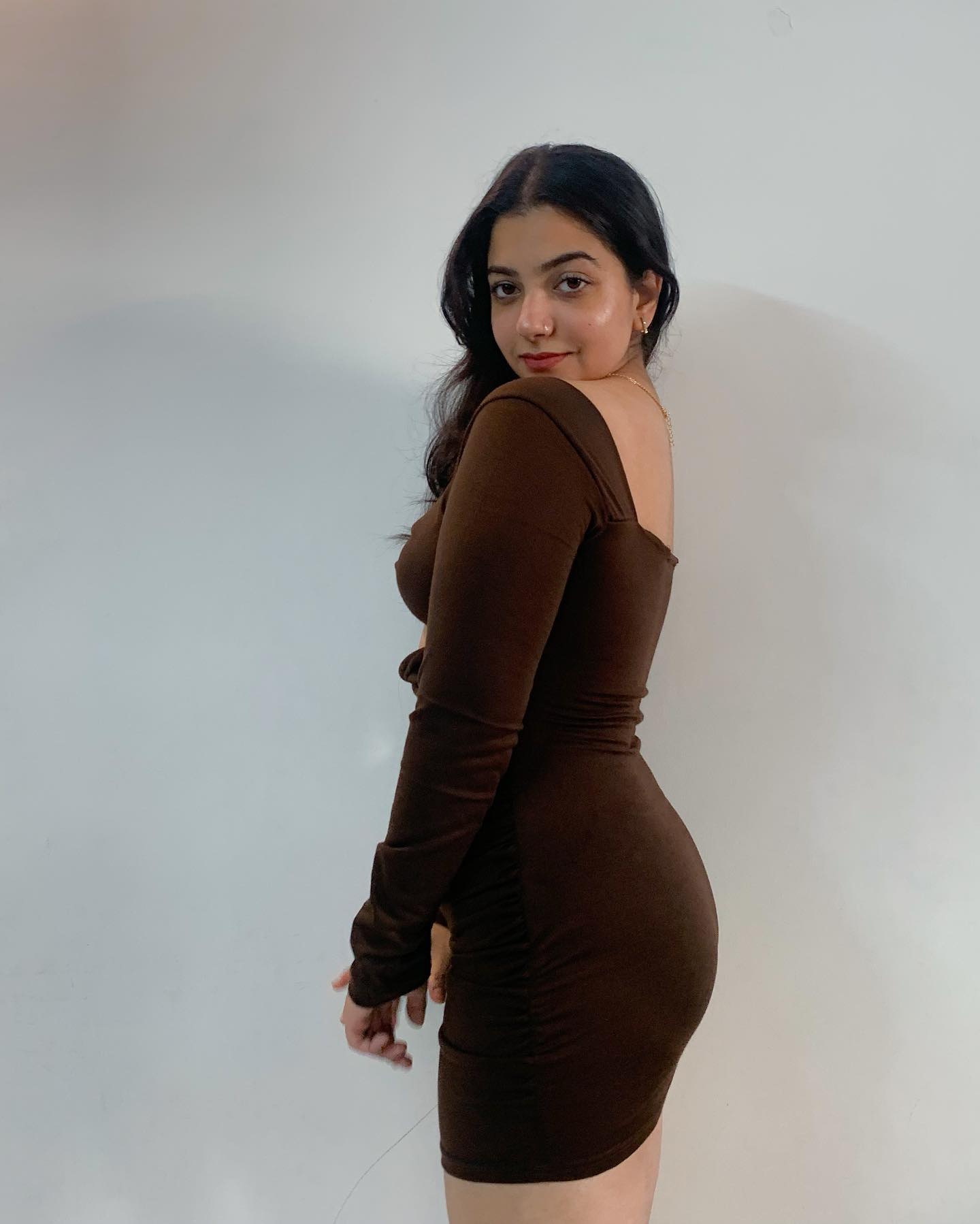 Noelle brown criss cross dress - Emprall