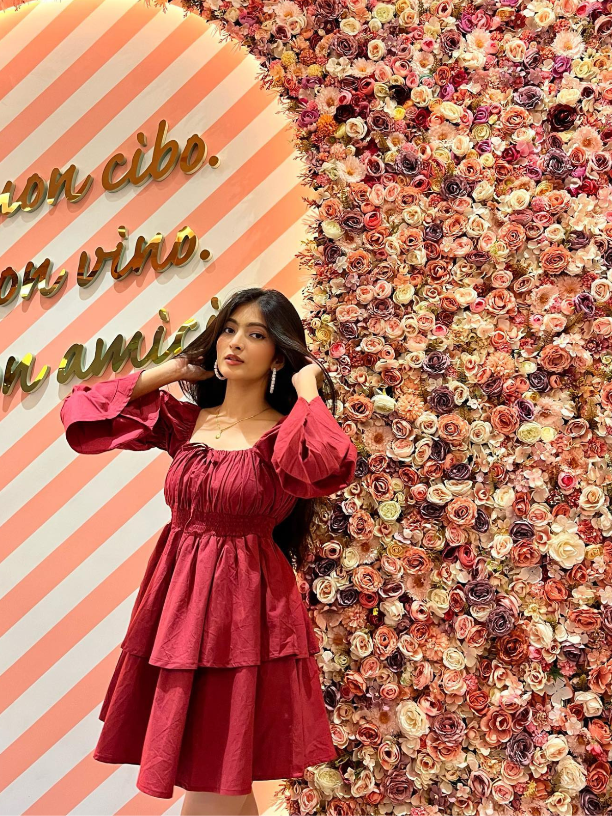 Cindrella burgundy dress - Emprall