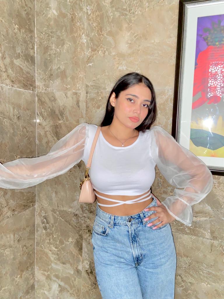 Samara organza top white - Emprall