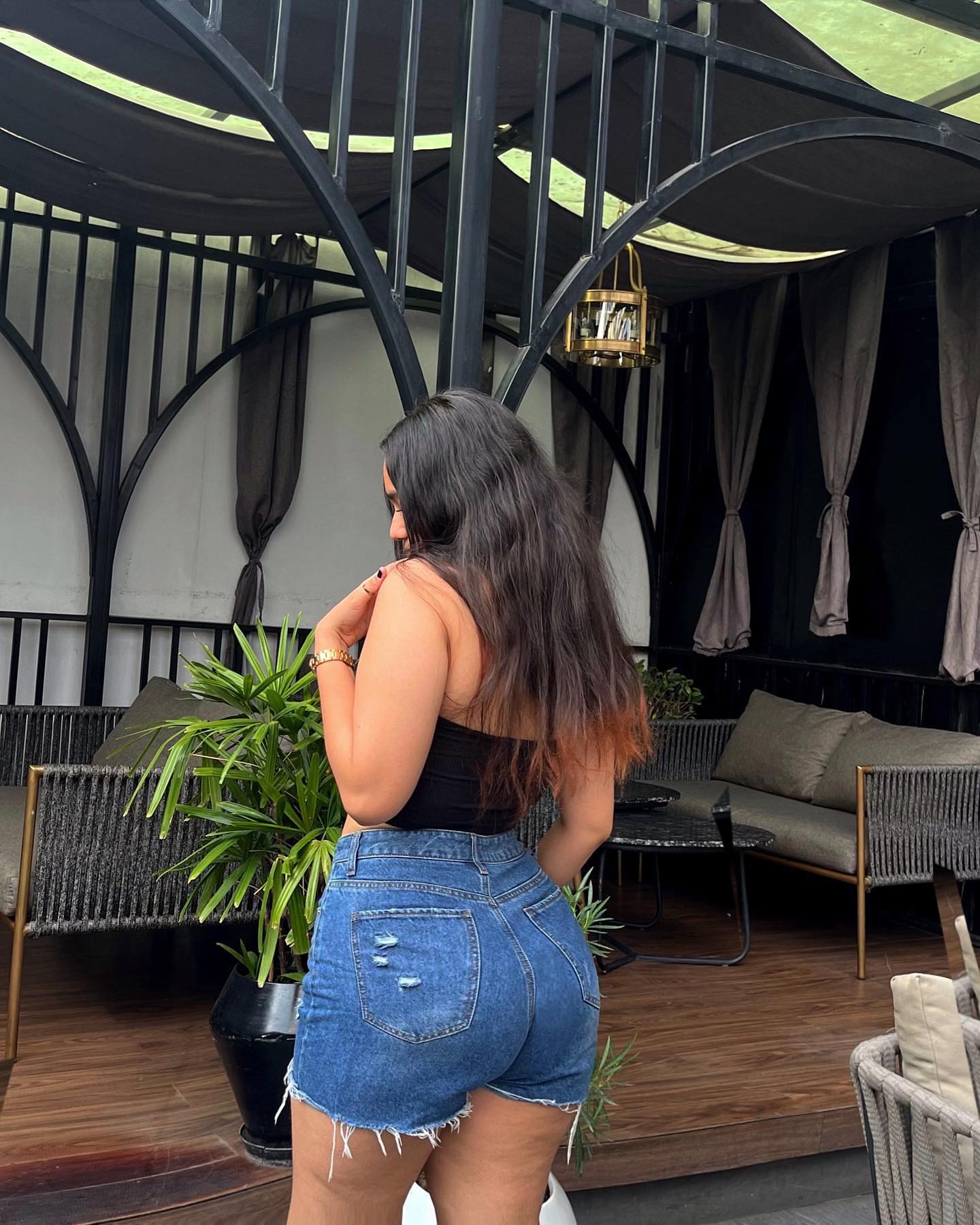 Black Staple Tube Top