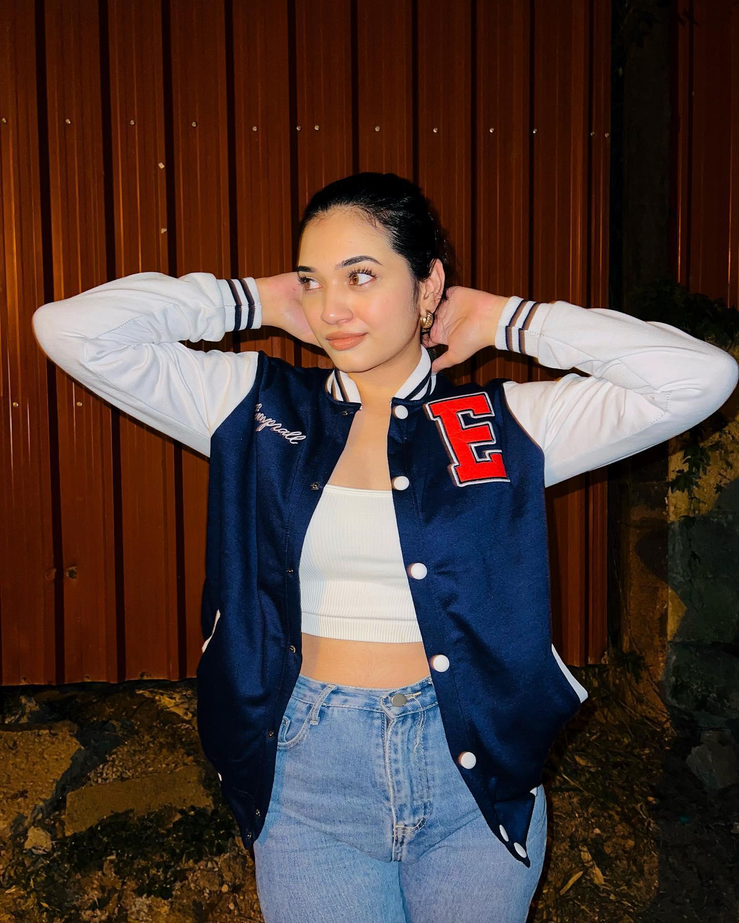 Blue Varsity Jacket - Emprall