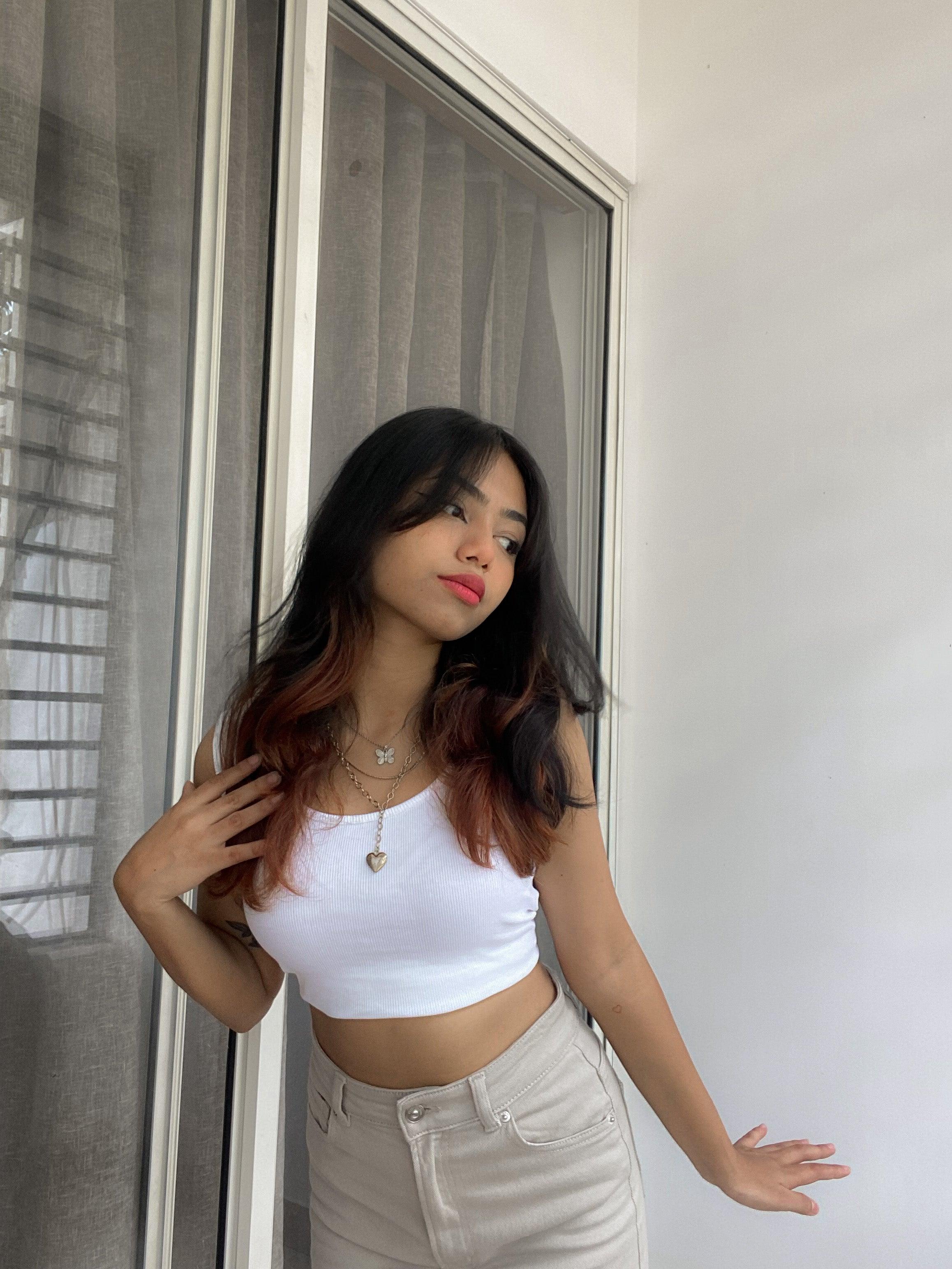 White Retro Tank Top - Emprall