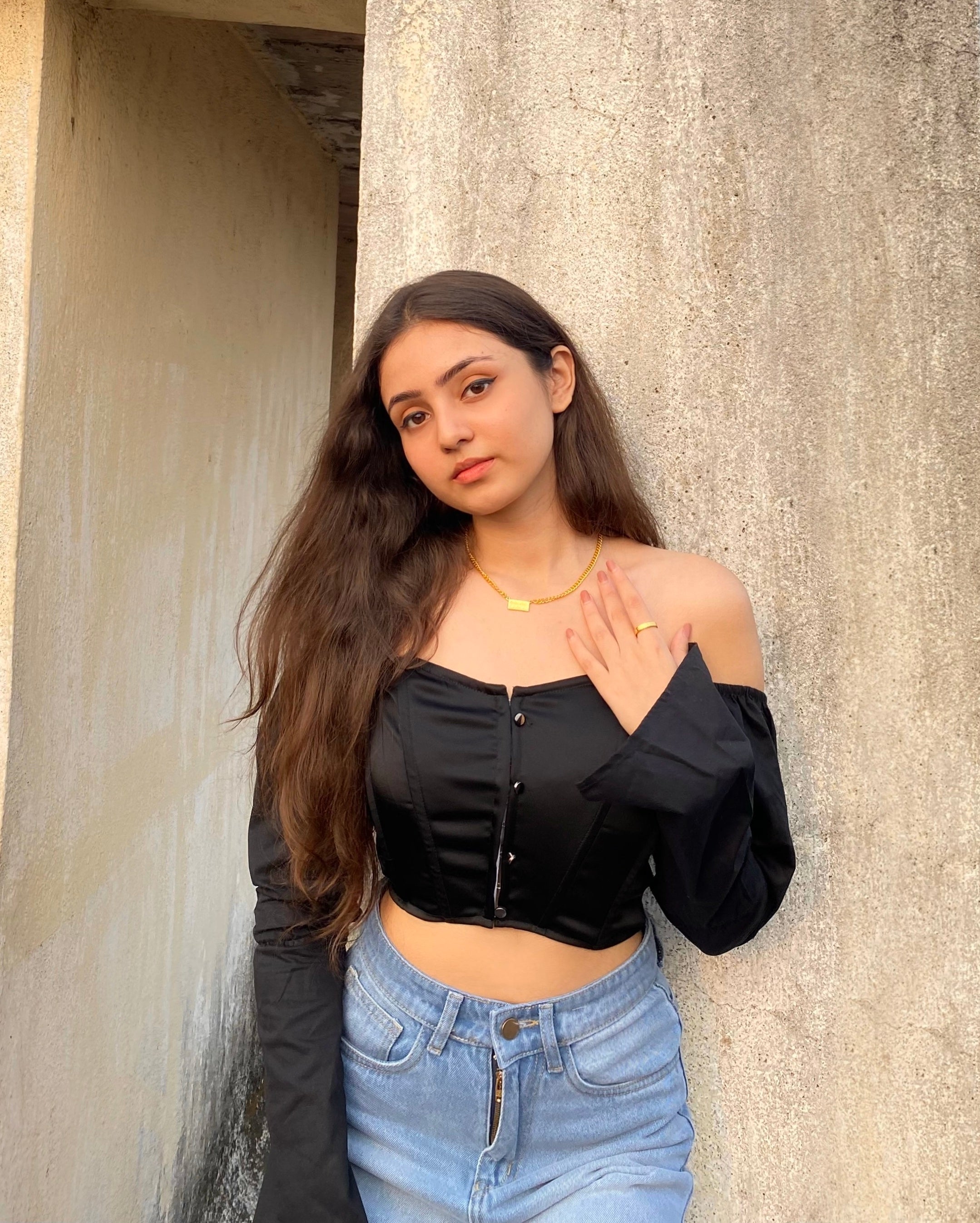 Nova corset top Black - Emprall