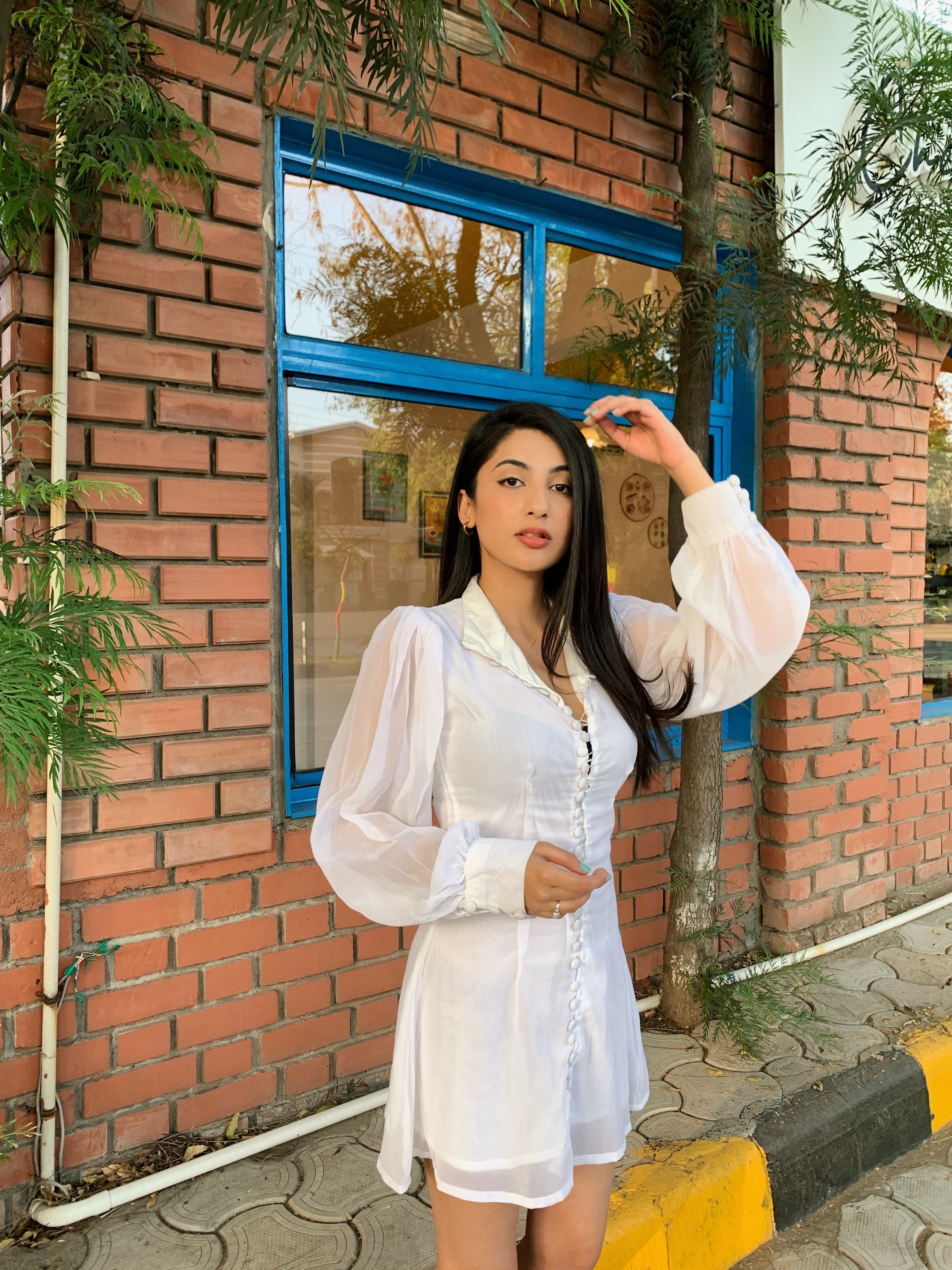 Charissa White dress - Emprall