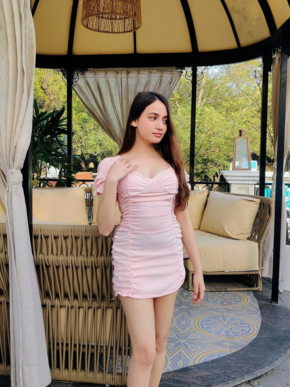 Elysian peach Dress - Emprall