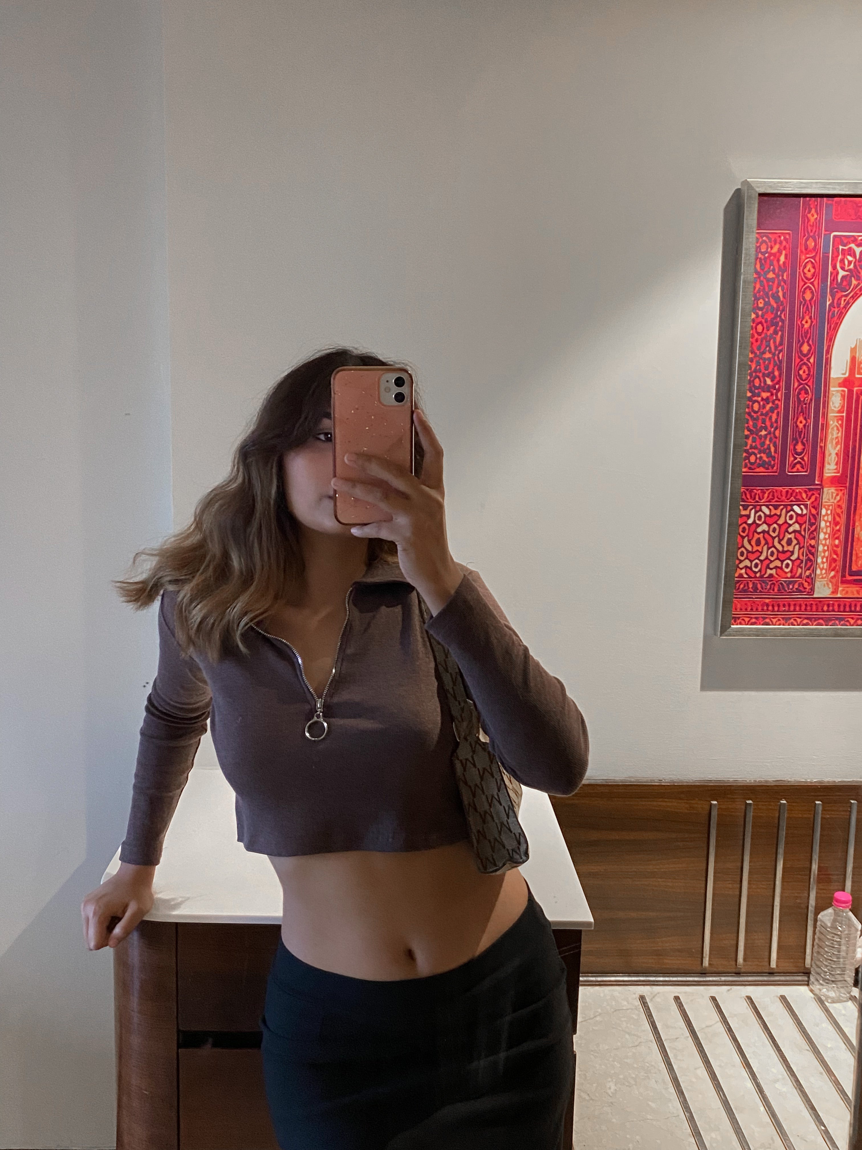 EMMY BROWN ZIPPER POLO - Emprall