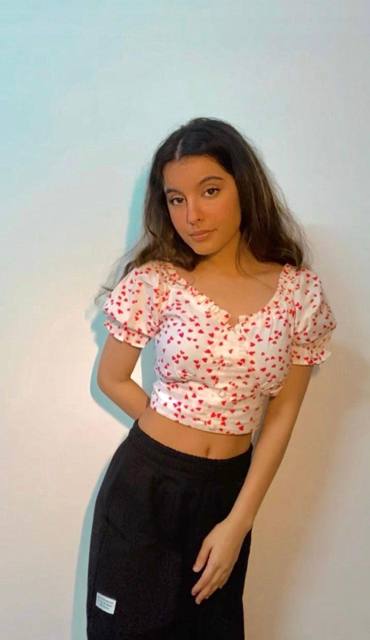 Eva cute heart top - Emprall