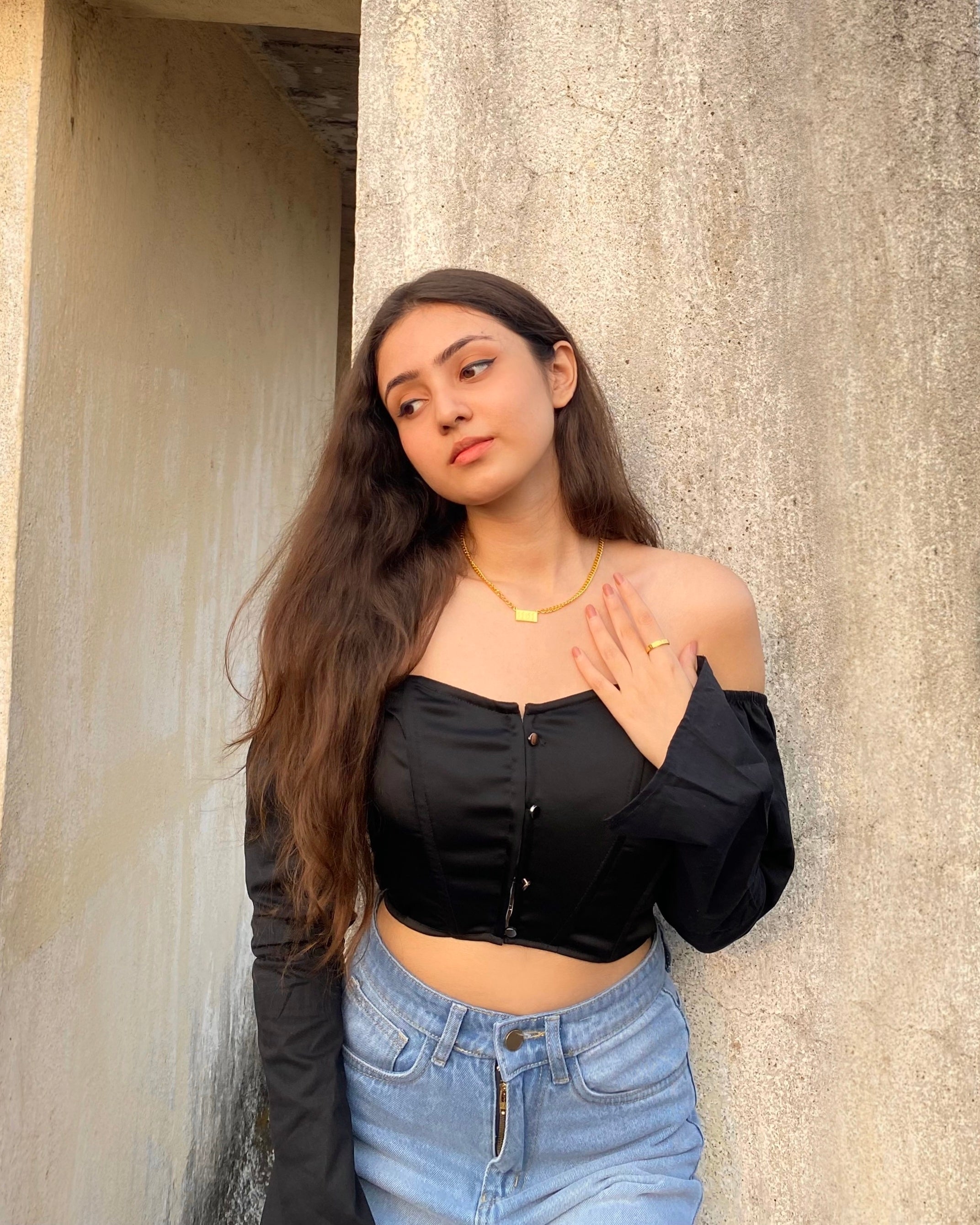 Nova corset top Black - Emprall