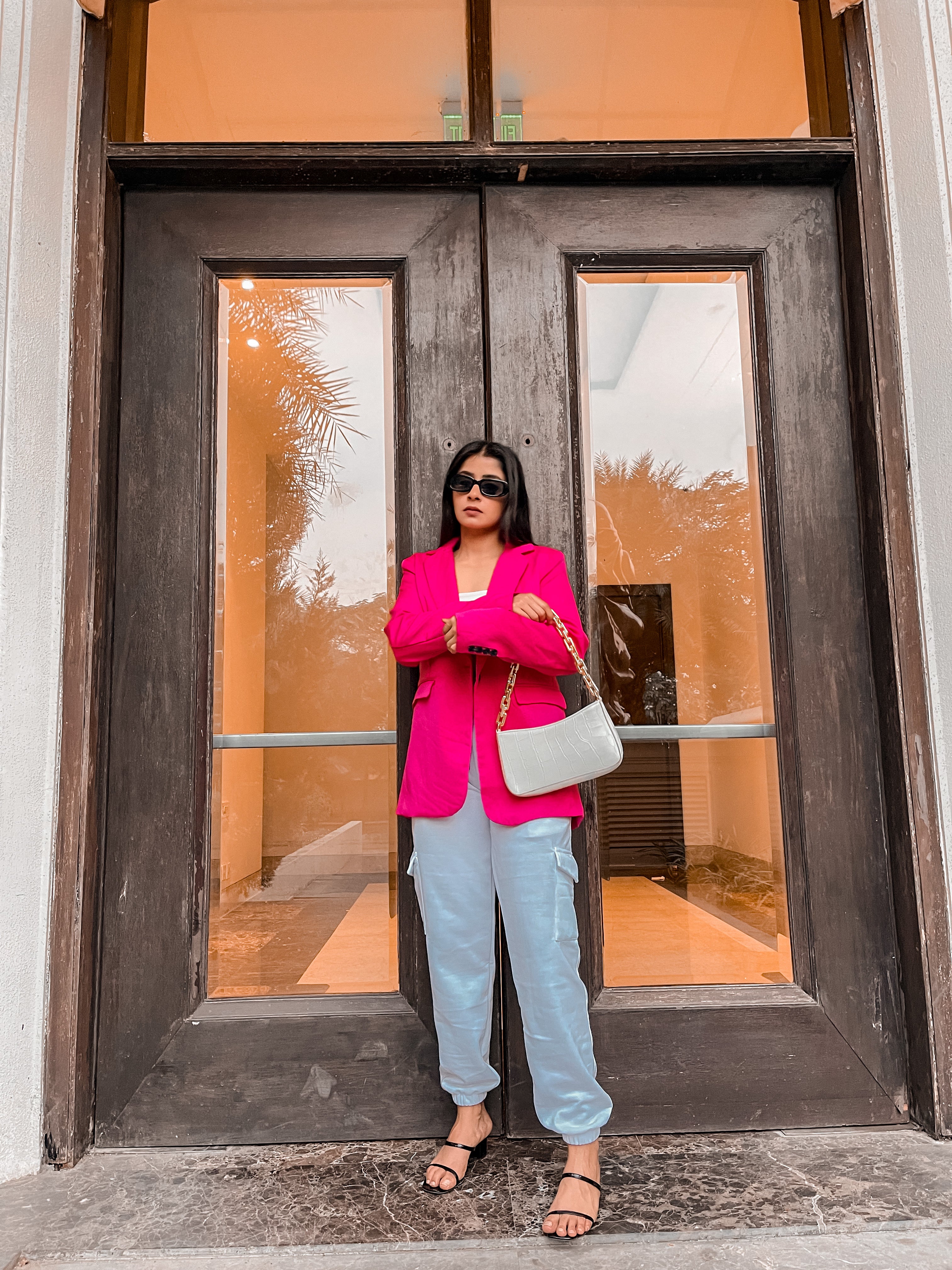 White cargo joggers - Emprall