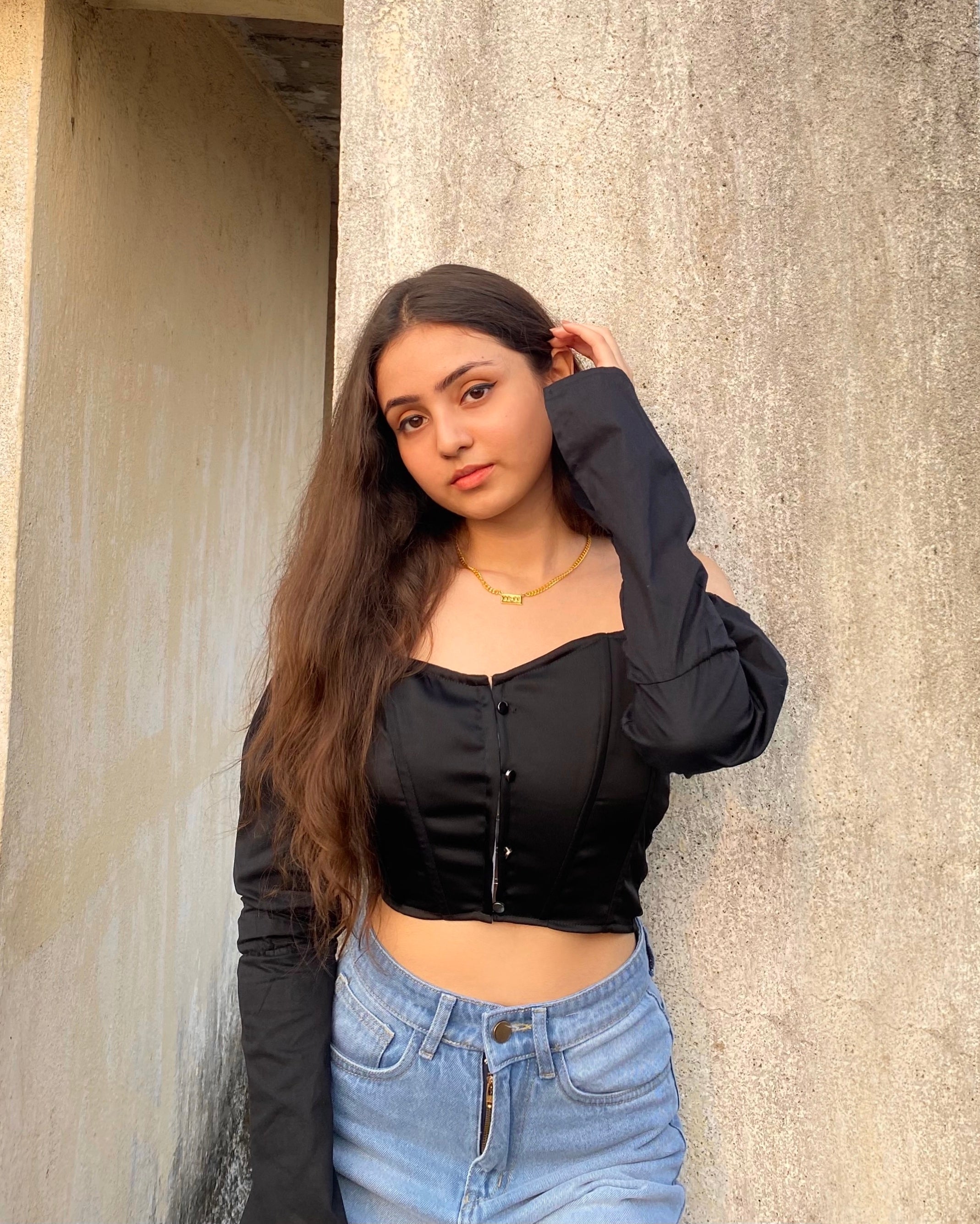 Nova corset top Black - Emprall