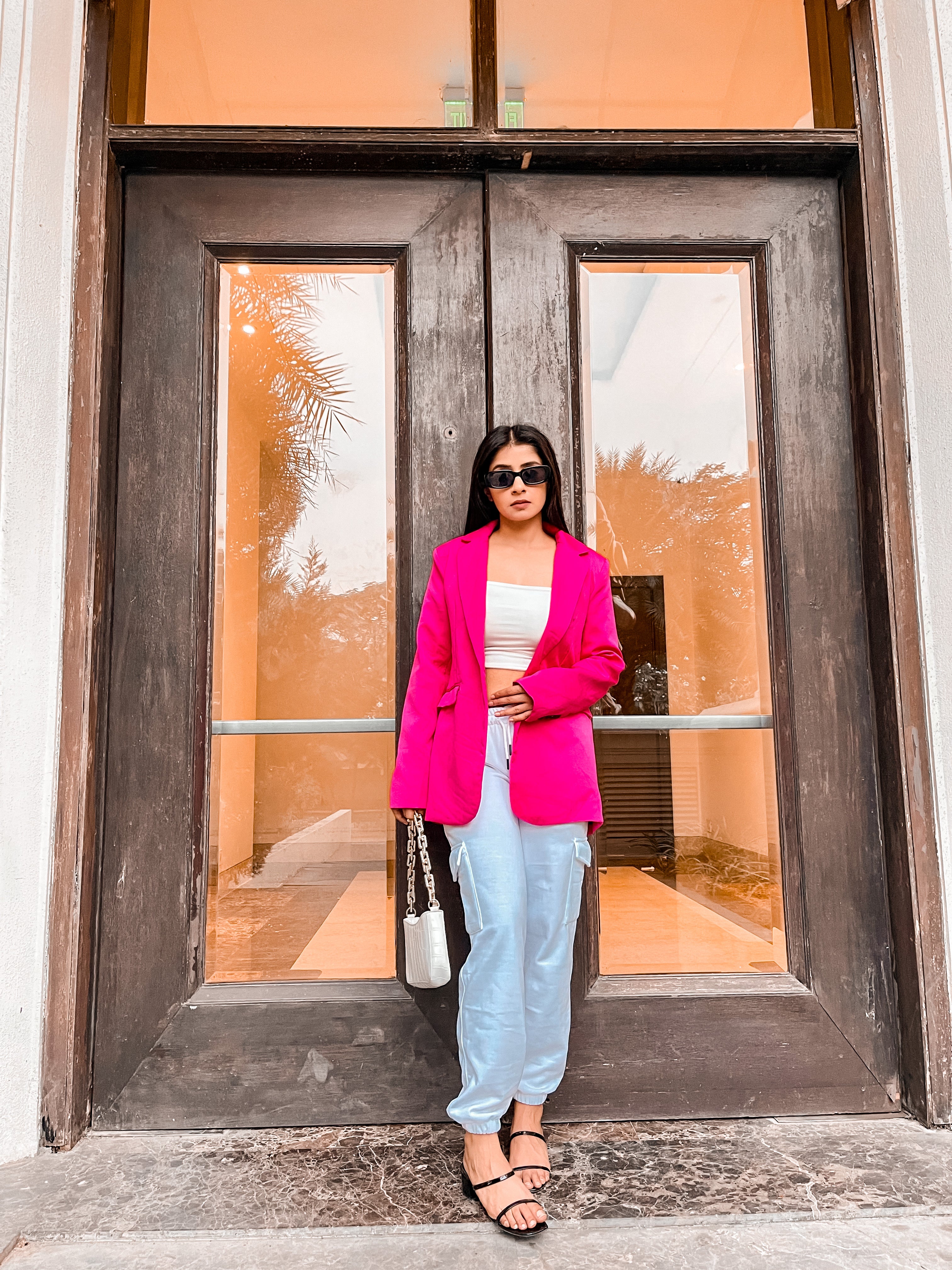 White cargo joggers - Emprall