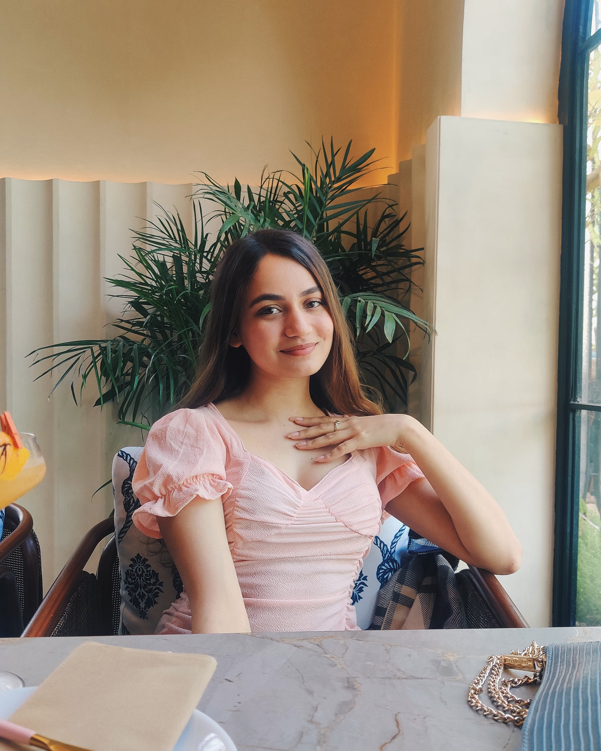 Elysian peach Dress - Emprall
